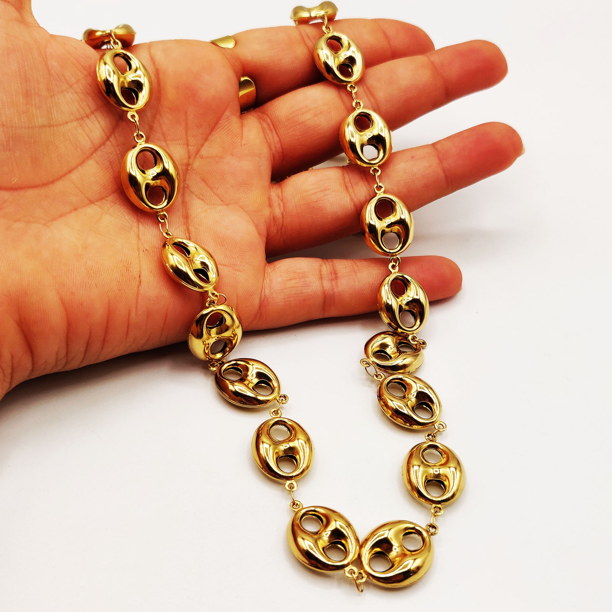 Collier / Sautoir Multi Graines de Café Luxe