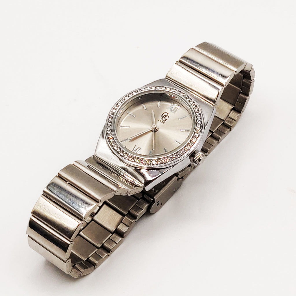 Montre GG Luxe BM9591 Fond Argenté Bracelet Argenté