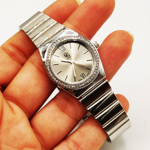 Montre GG Luxe BM9591 Fond Argenté Bracelet Argenté