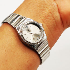 Montre GG Luxe BM9591 Fond Argenté Bracelet Argenté