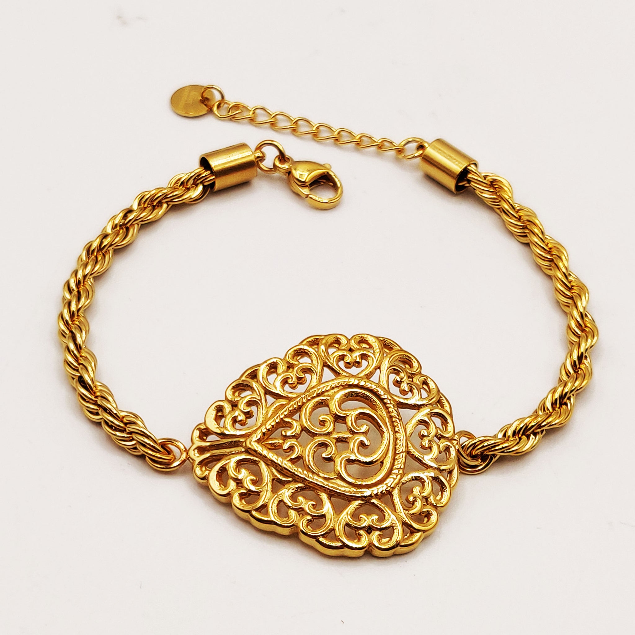 Bracelet Goutte Motifs Orientaux Luxe