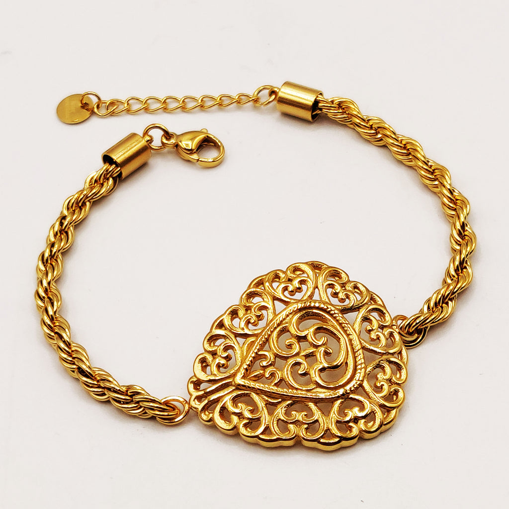 Bracelet Goutte Motifs Orientaux Luxe