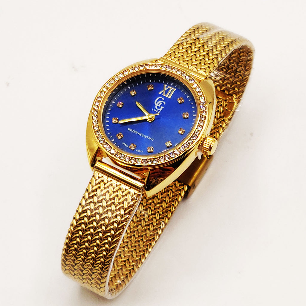 Montre GG Luxe FA1692 Fond Bleu