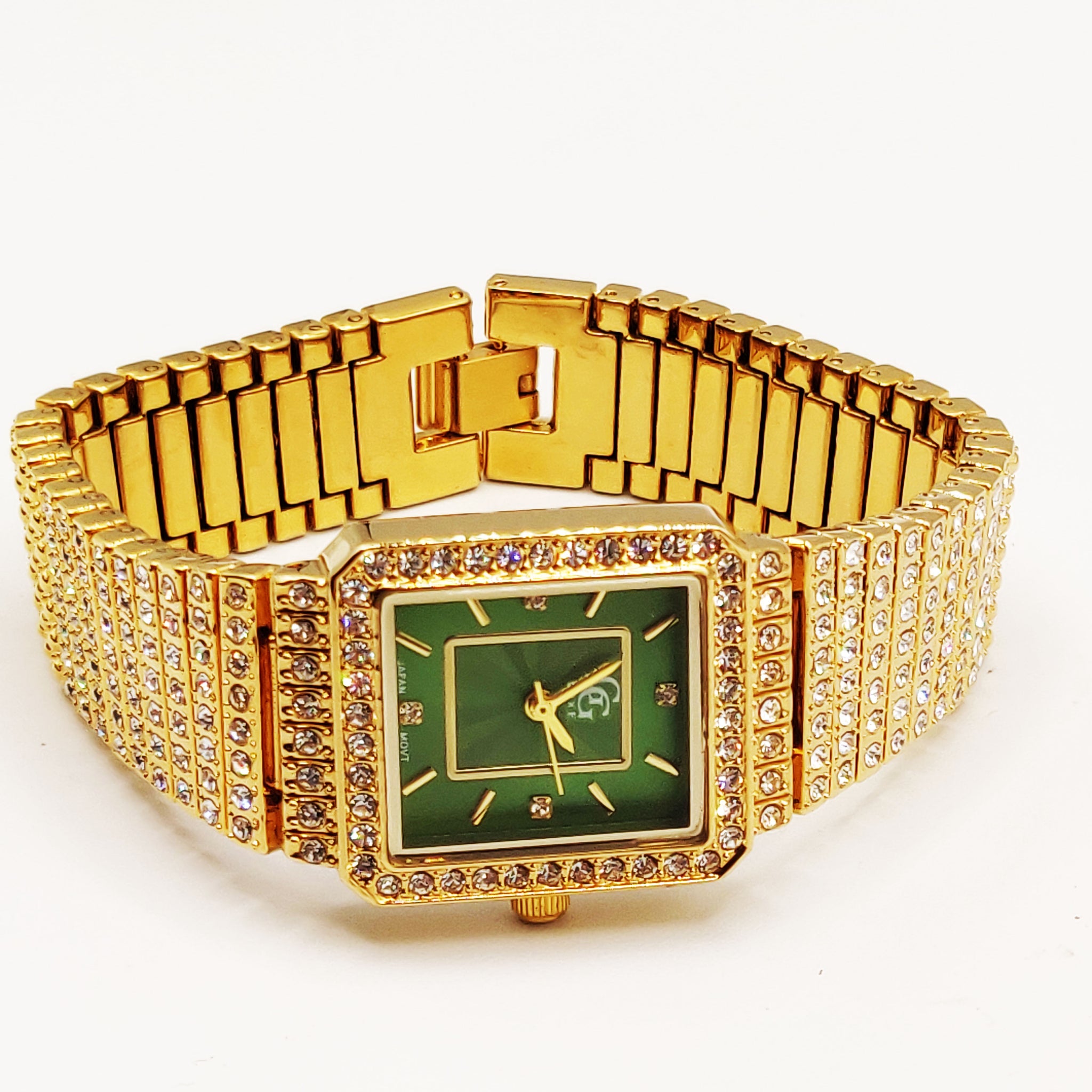 Montre GG Luxe GB91073 Fond Vert