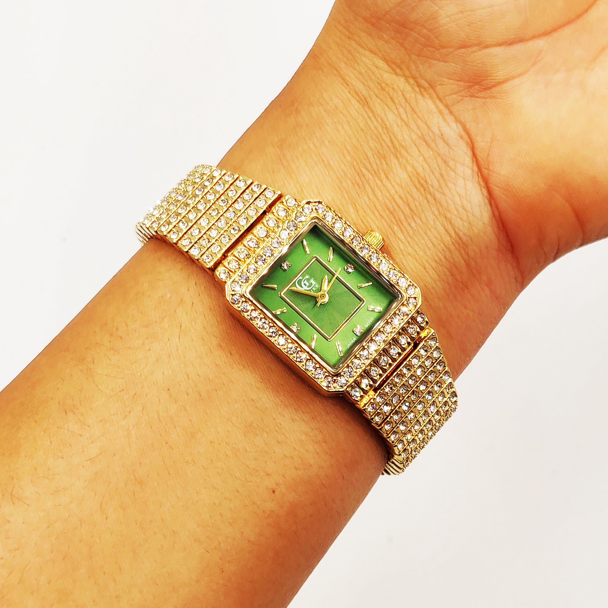 Montre GG Luxe GB91073 Fond Vert