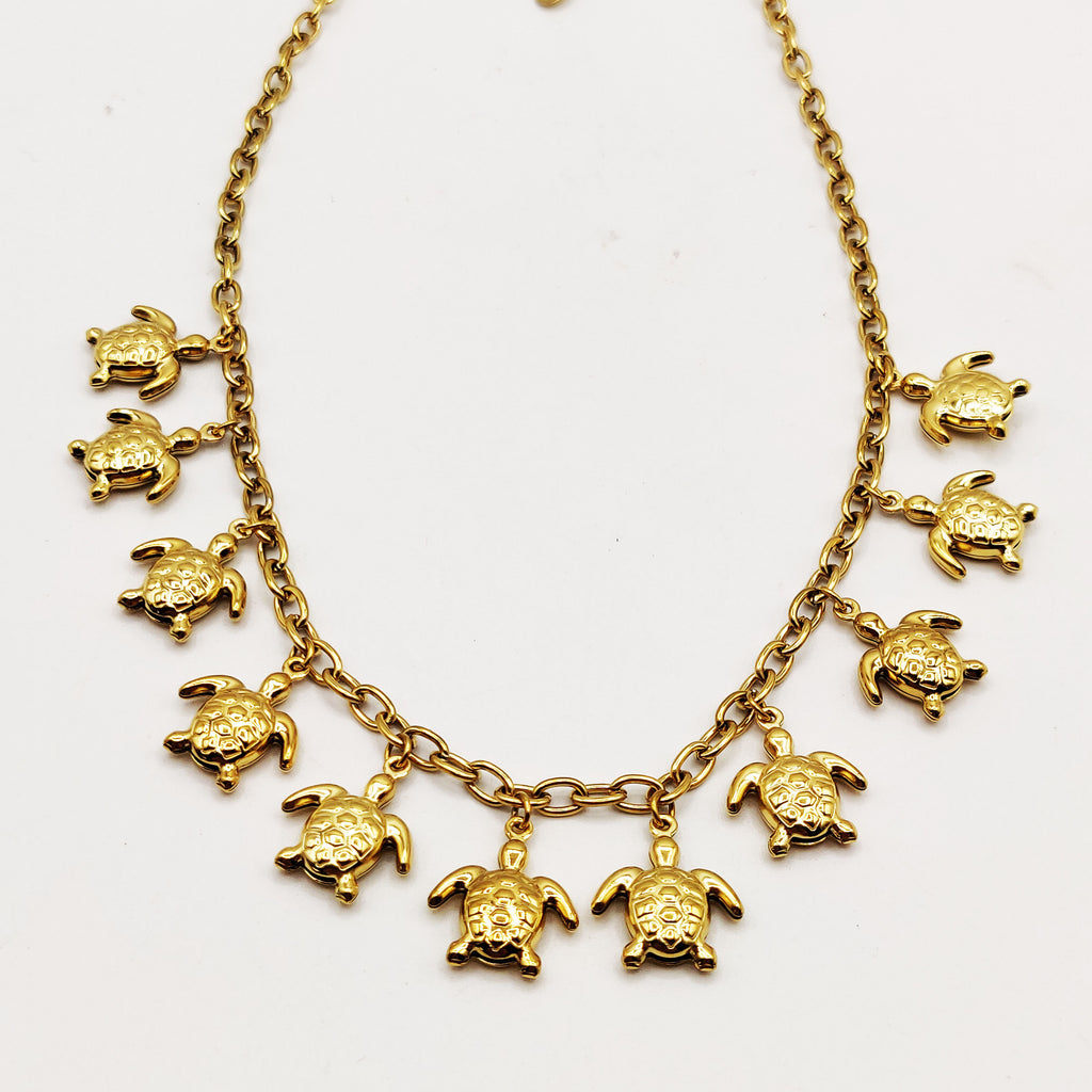 Collier Chaîne Bibelots Tortues Luxe