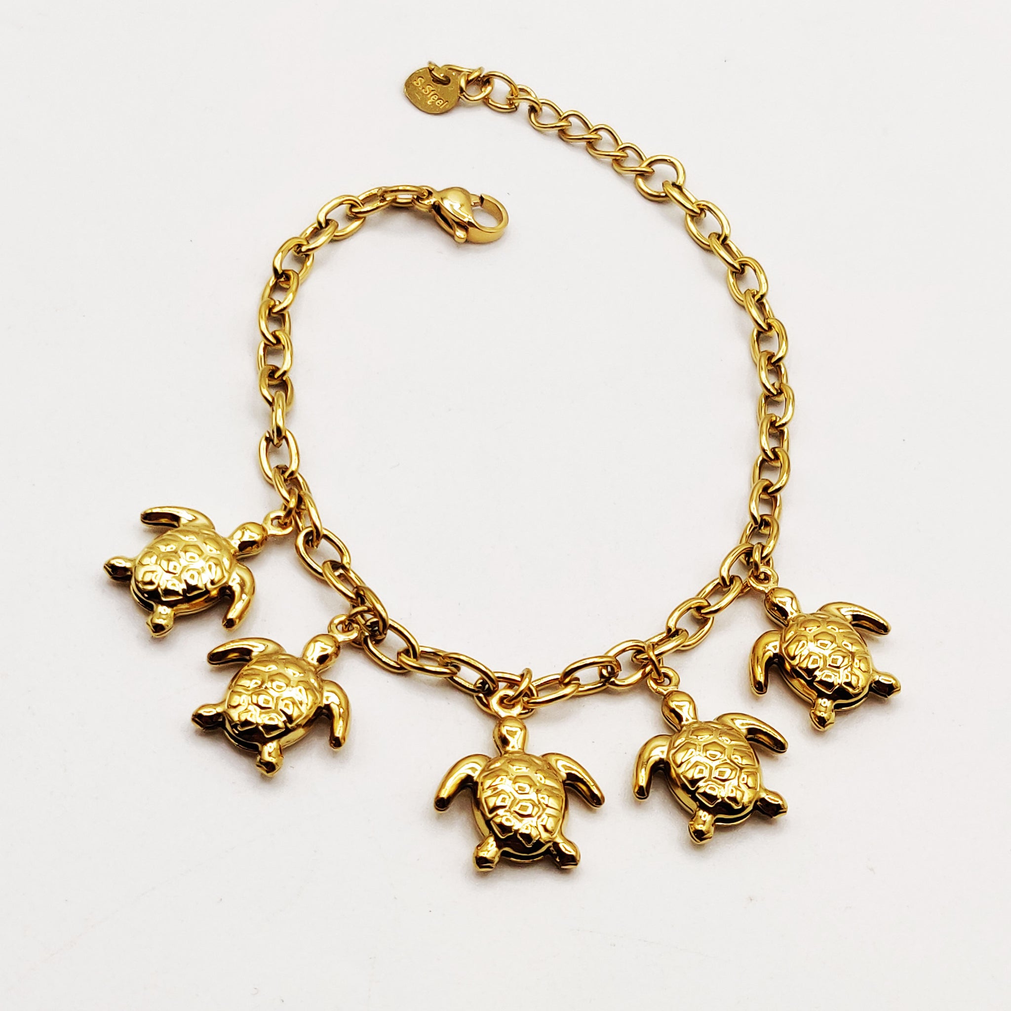 Bracelet Chaîne Bibelots Tortues Luxe