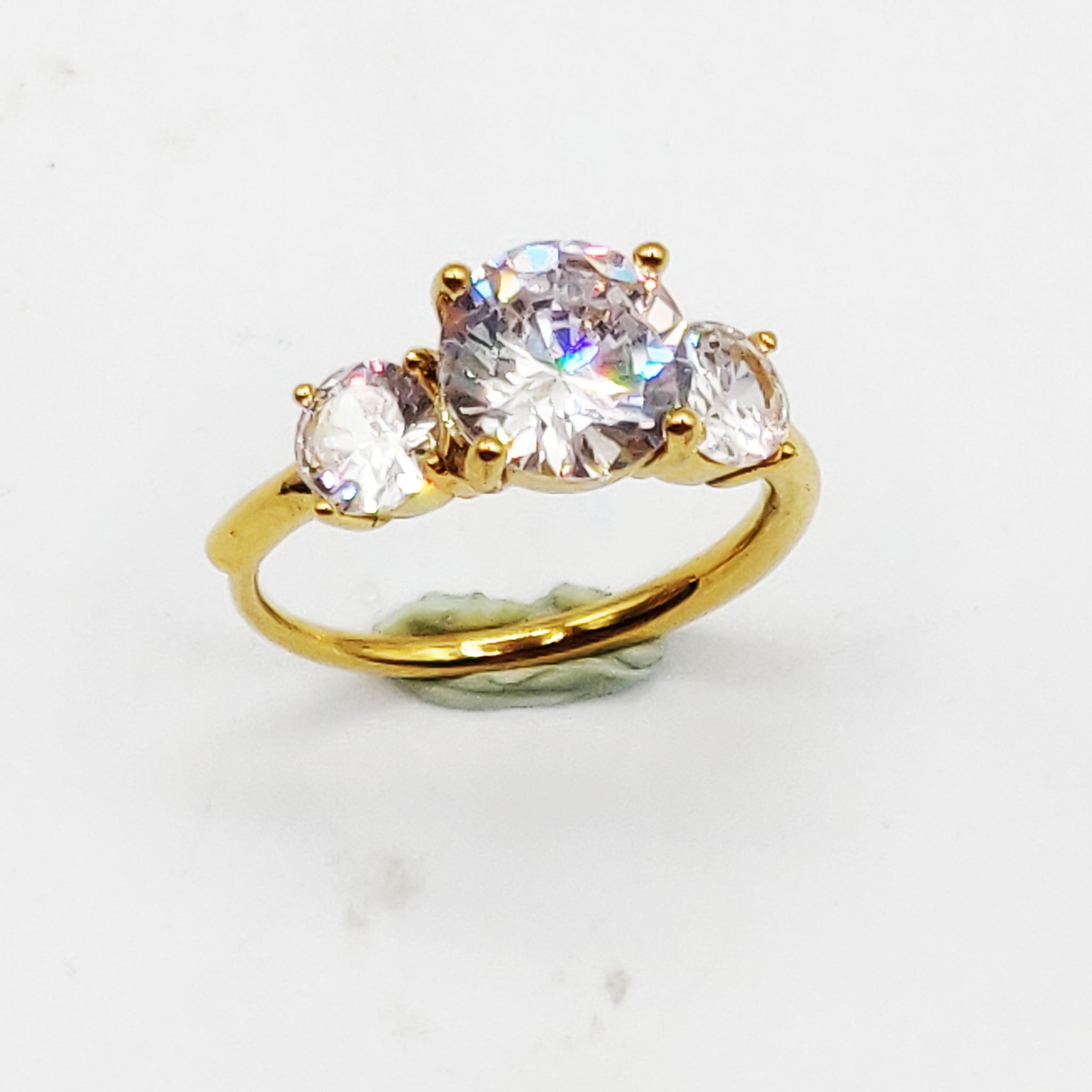 Bague Triple Gros Cristaux