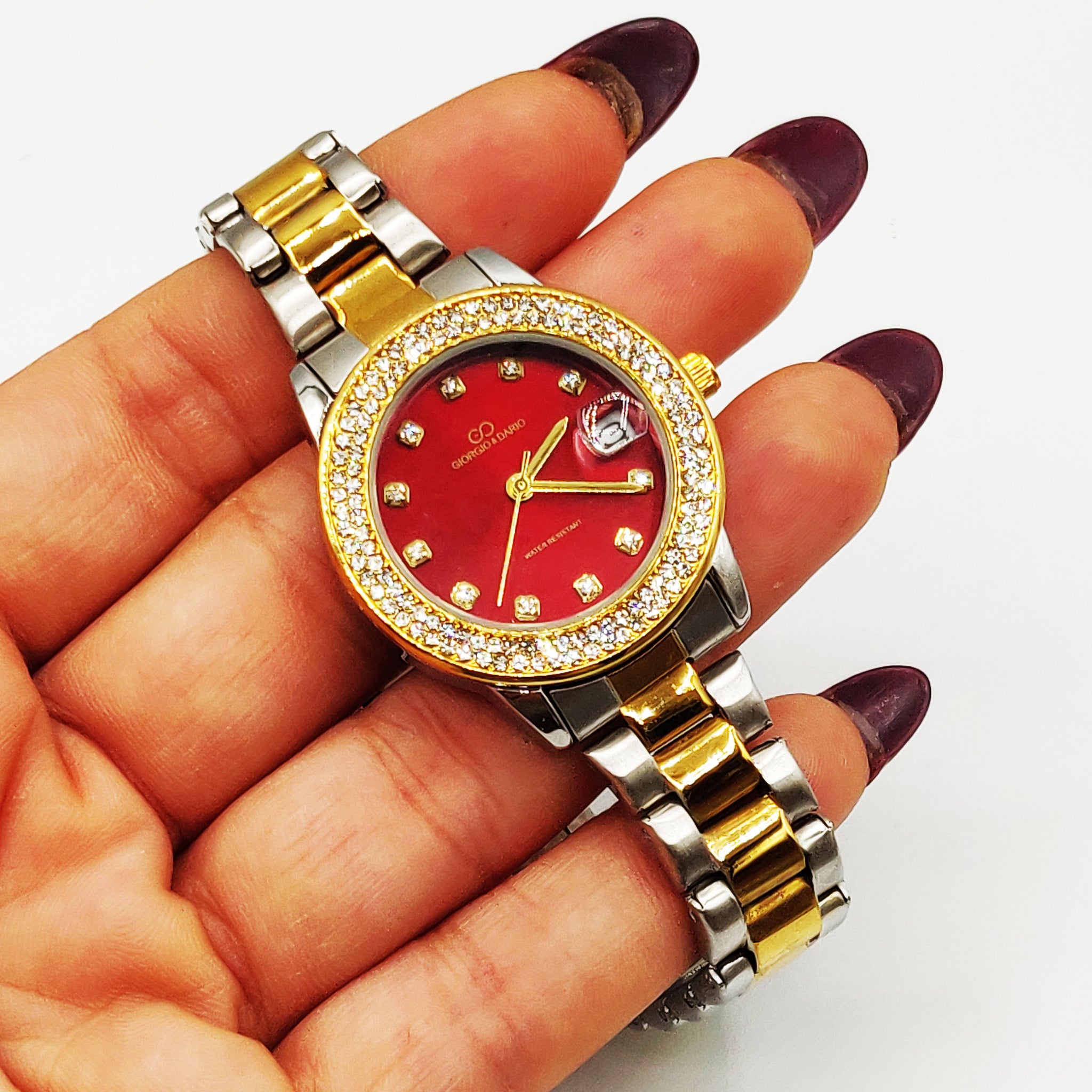 Montre Giorgio & Dario EU6462 Fond Bordeaux