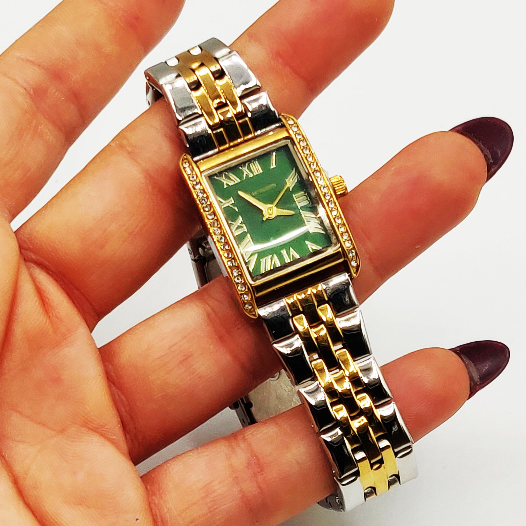 Montre Dylan Valentin DV6537 Fond Vert