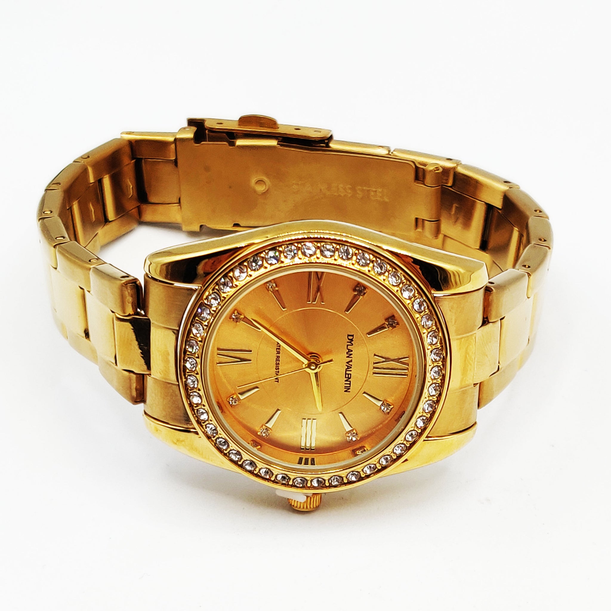 Montre Dylan Valentin DV6565 Fond Doré