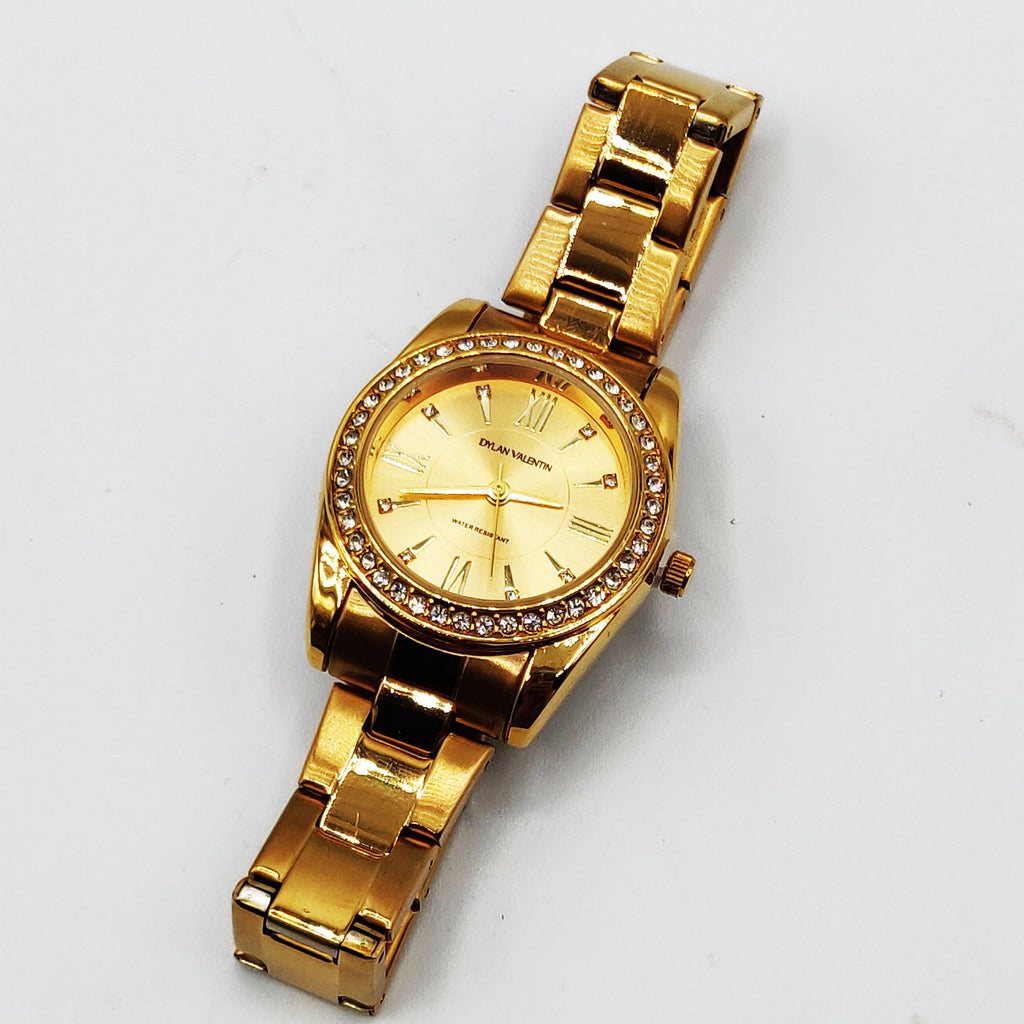 Montre Dylan Valentin DV6565 Fond Doré