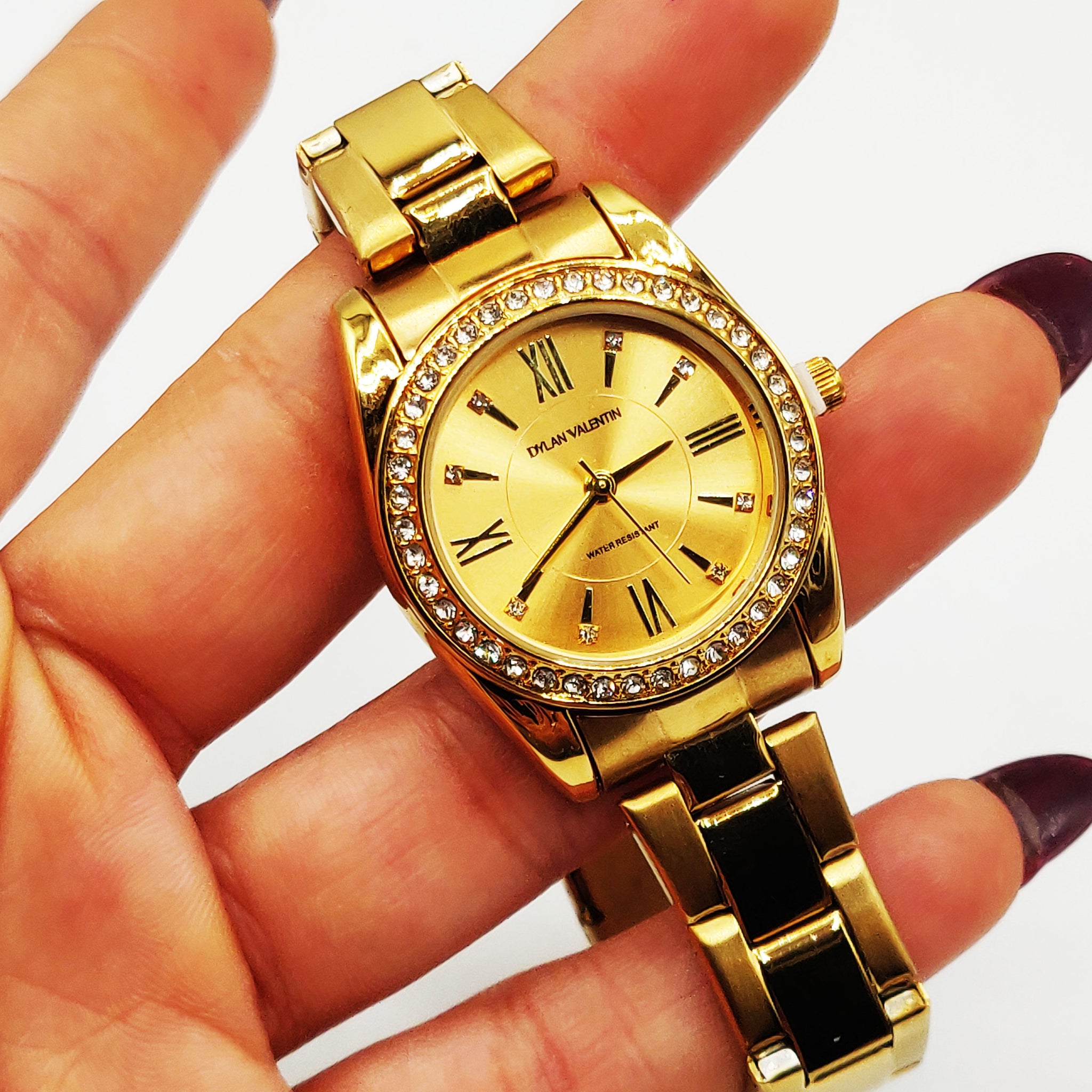 Montre Dylan Valentin DV6565 Fond Doré