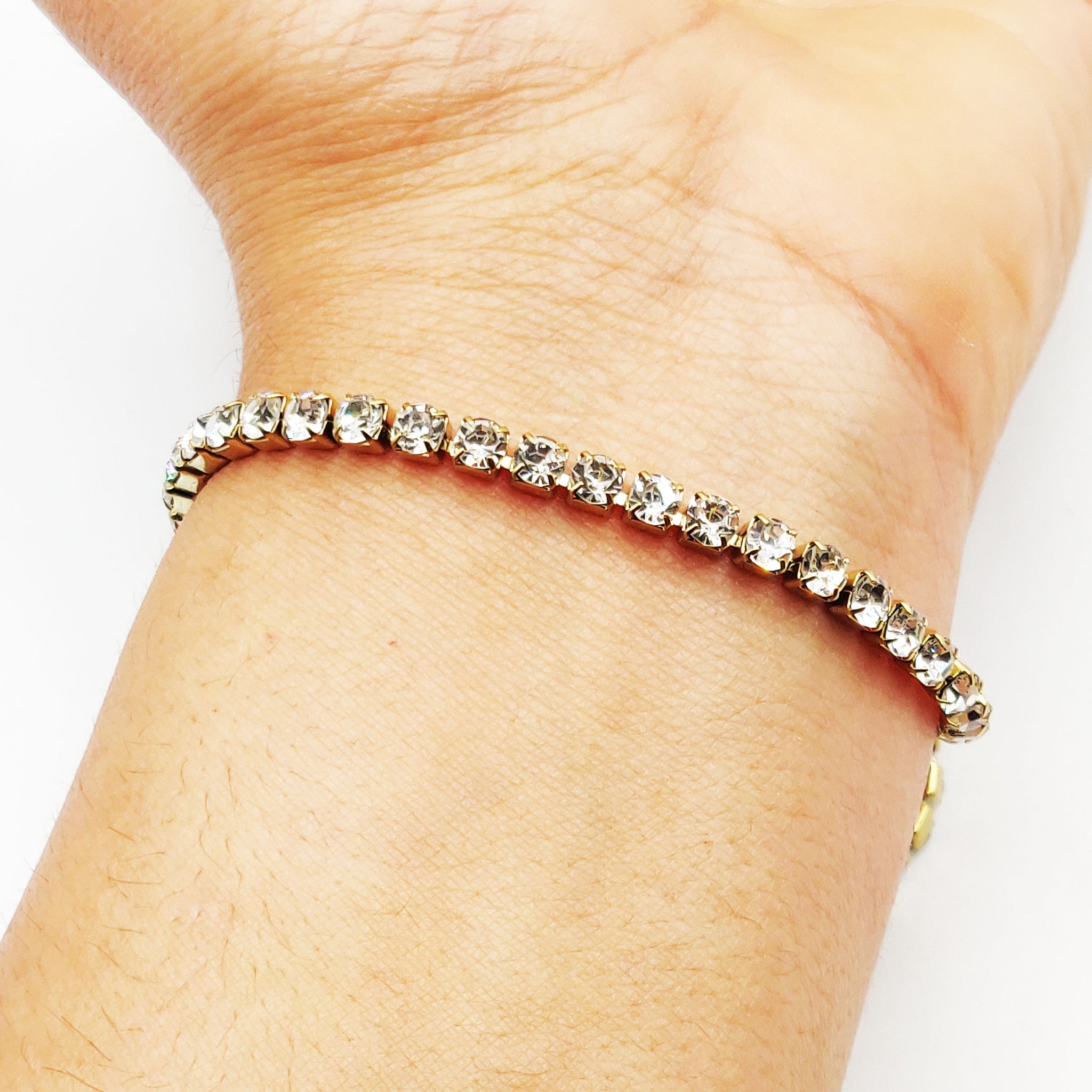 Bracelet Multi Grands Cristaux Luxe