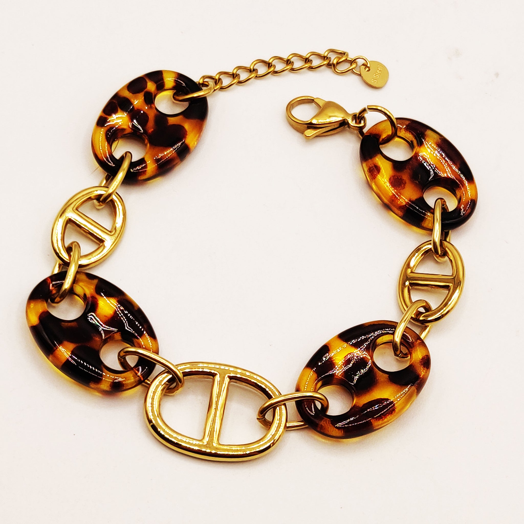 Bracelet Multi H Luxe Léopard