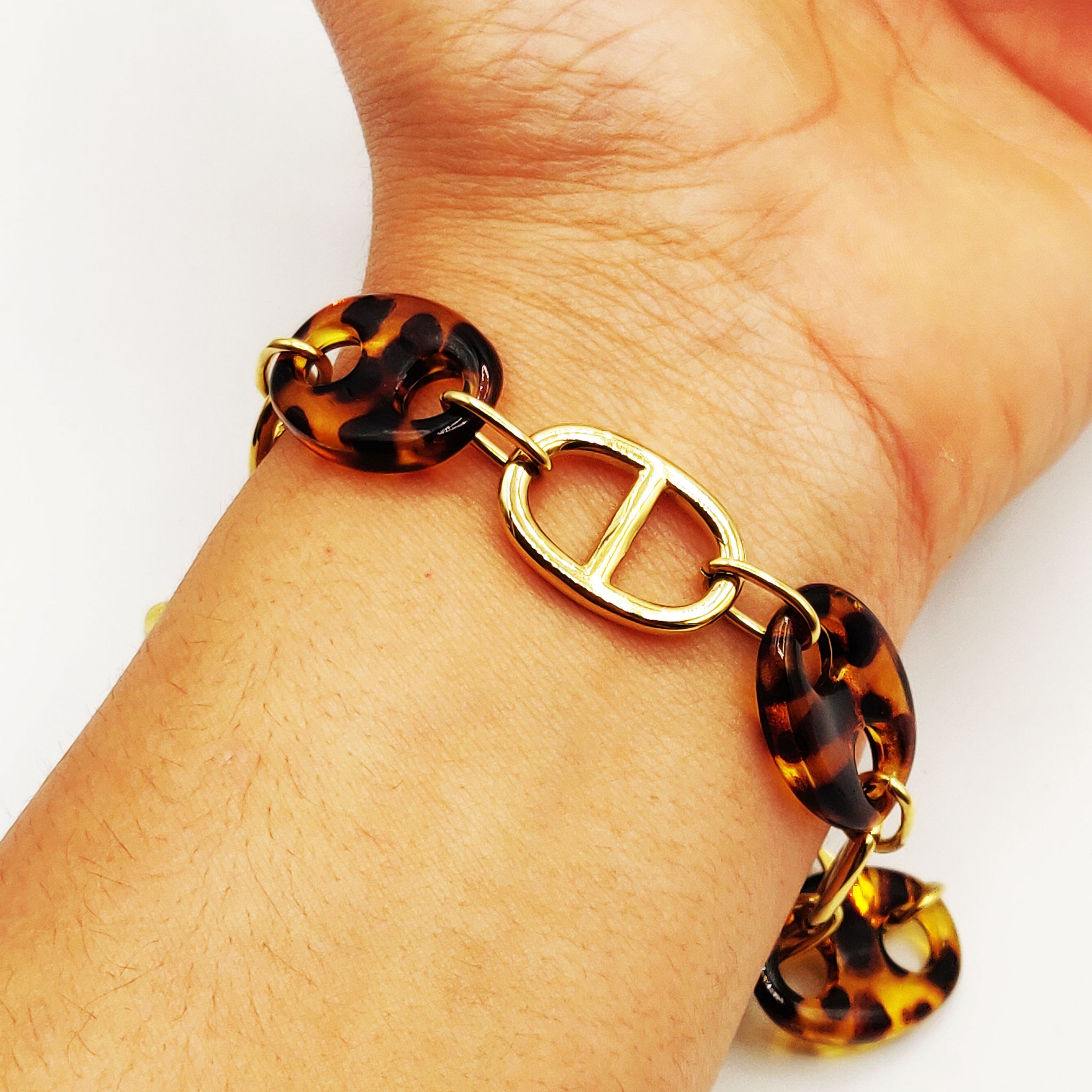 Bracelet Multi H Luxe Léopard