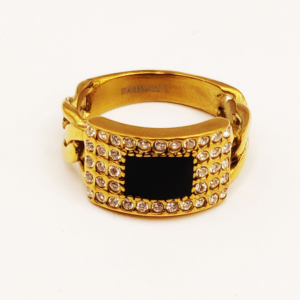 Bague Chaîne Pendentif Monte Carlo Full Cristaux Luxe