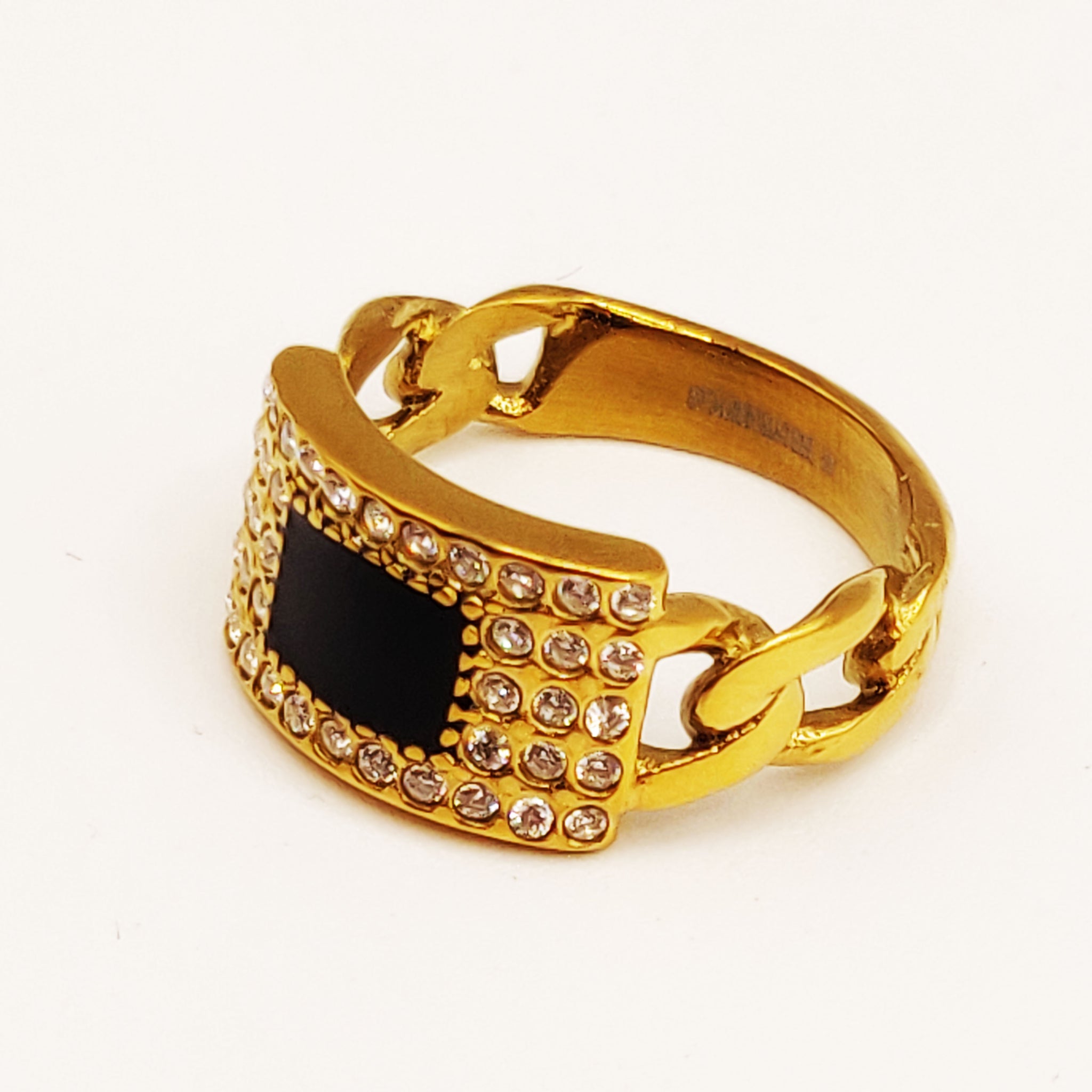 Bague Chaîne Pendentif Monte Carlo Full Cristaux Luxe