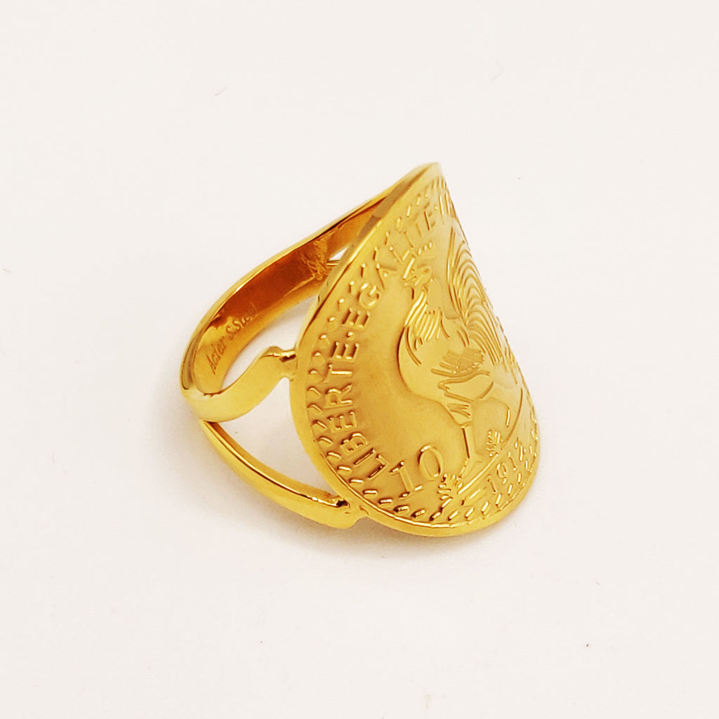Bague Louise Coq Arrondie Luxe