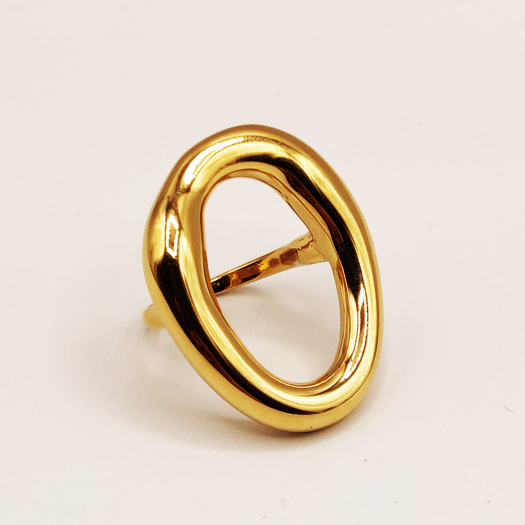 Bague Grand Cercle Vide Luxe