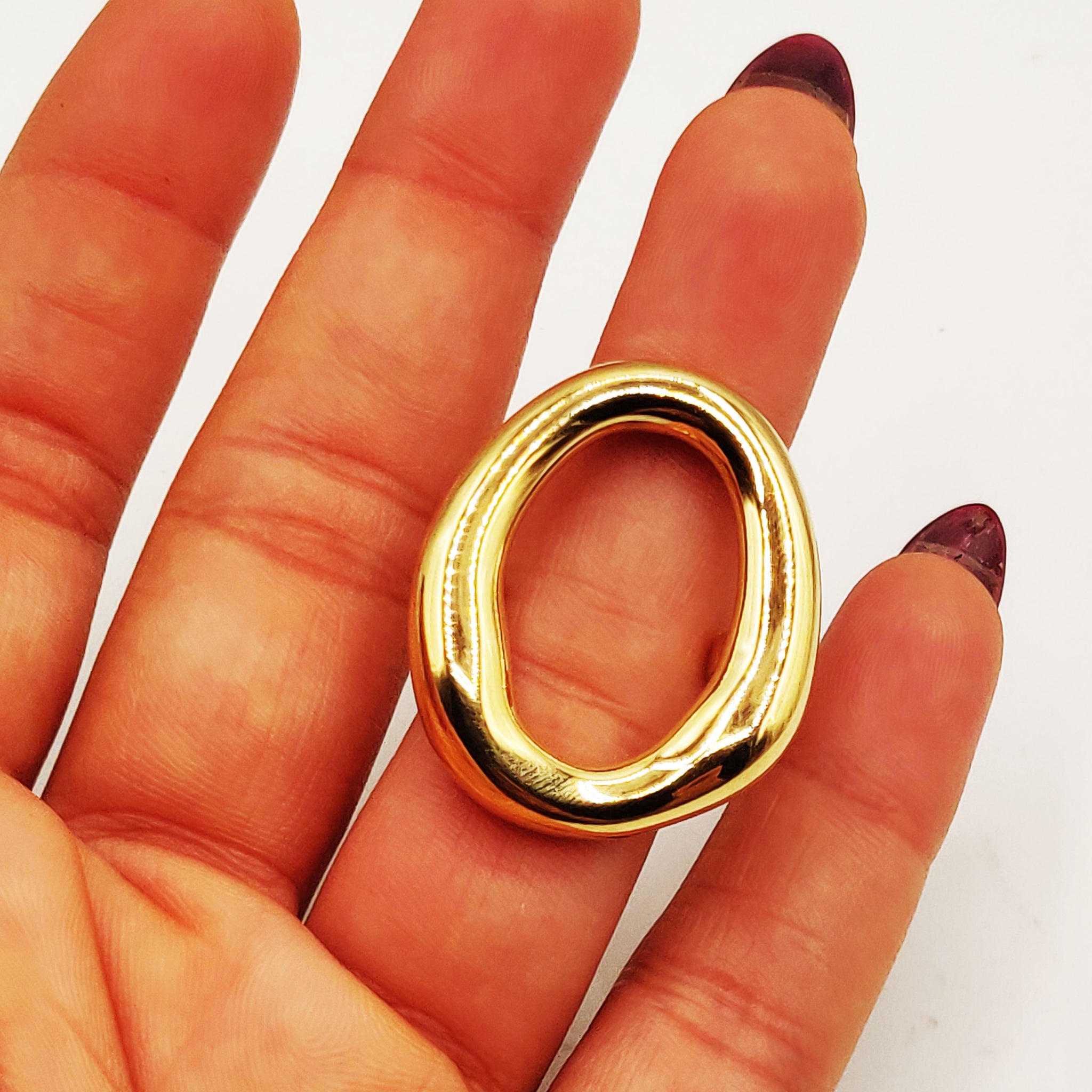 Bague Grand Cercle Vide Luxe