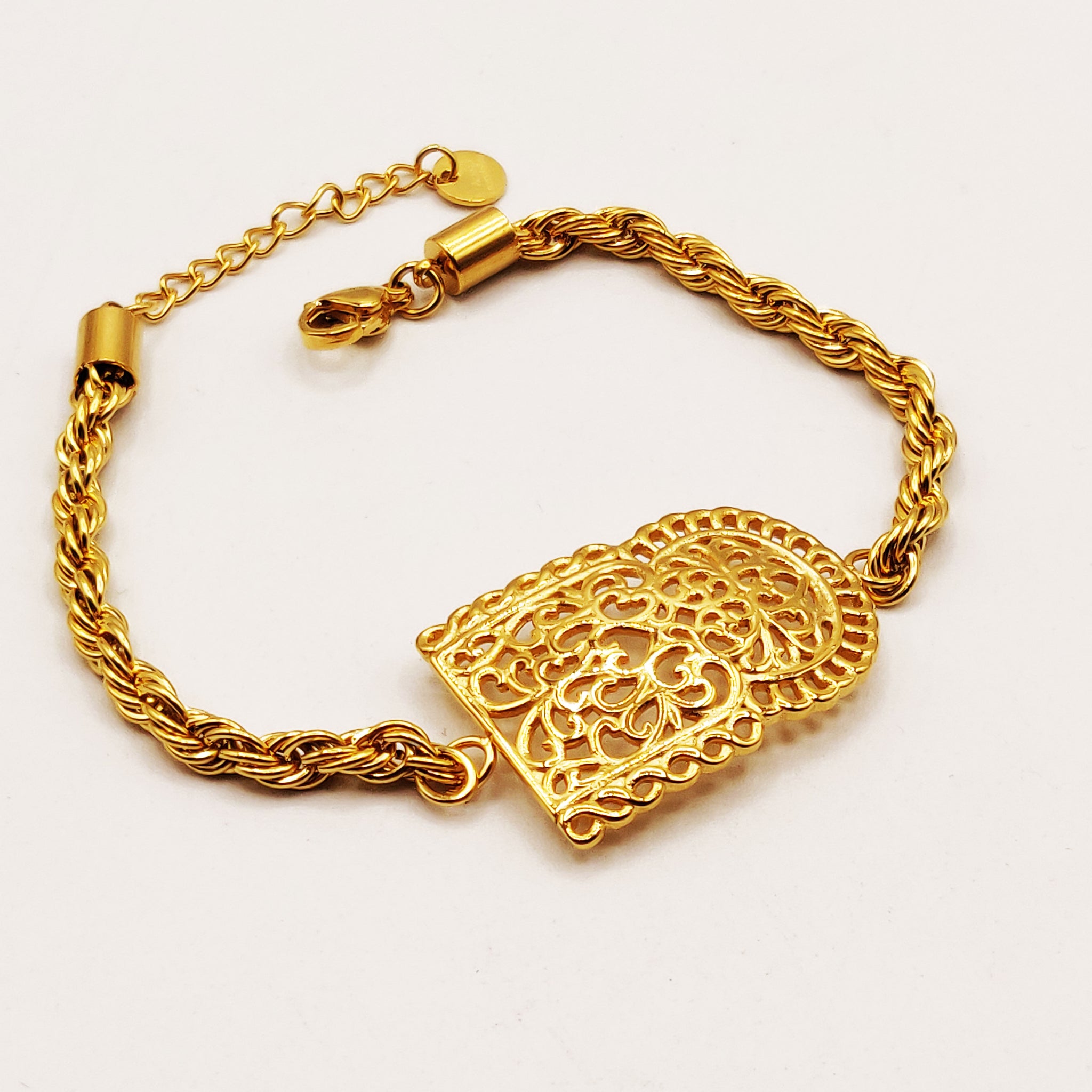 Bracelet Torsade Grand Pendentif Bab El Mansour Luxe