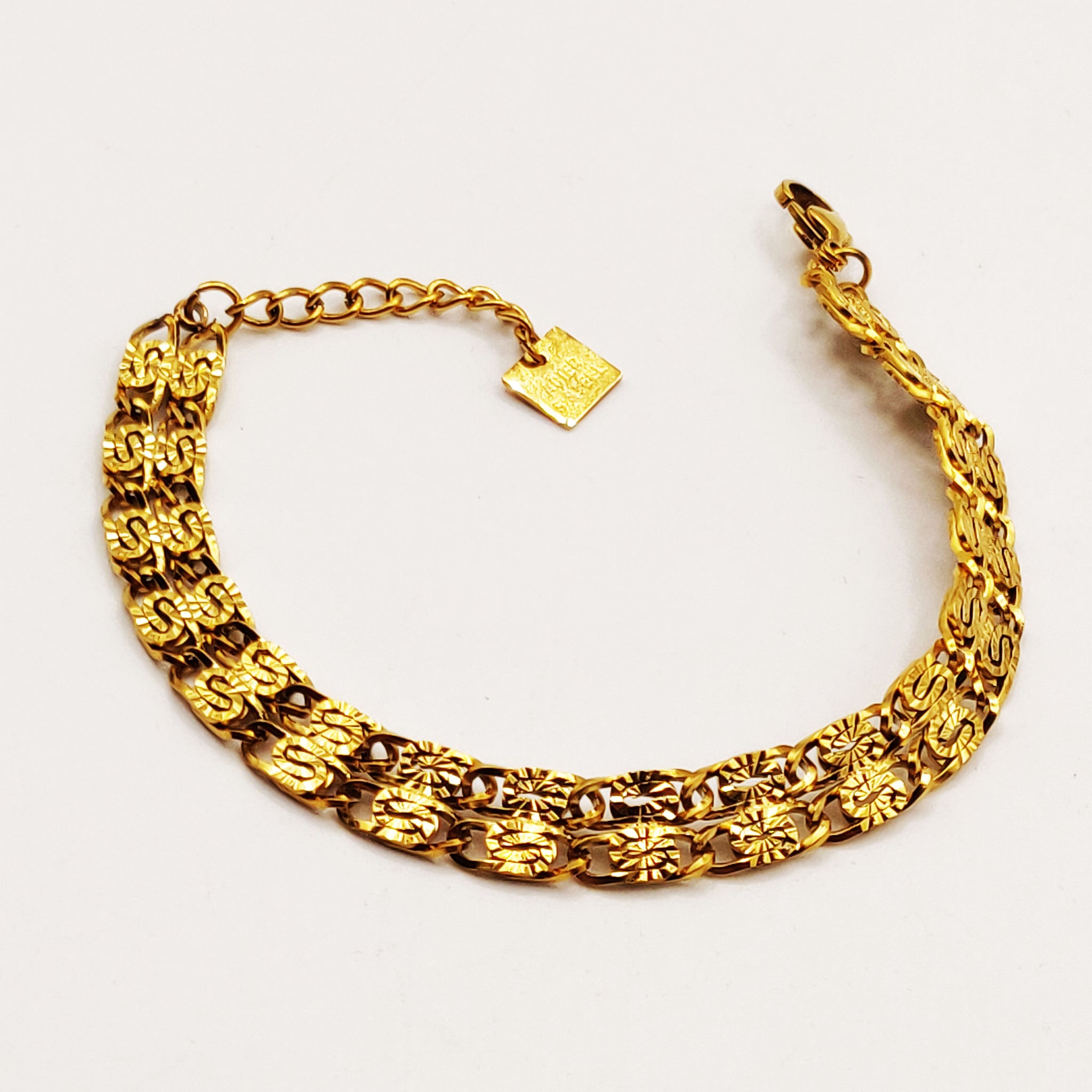 Bracelet Maille Royale Plat Luxe