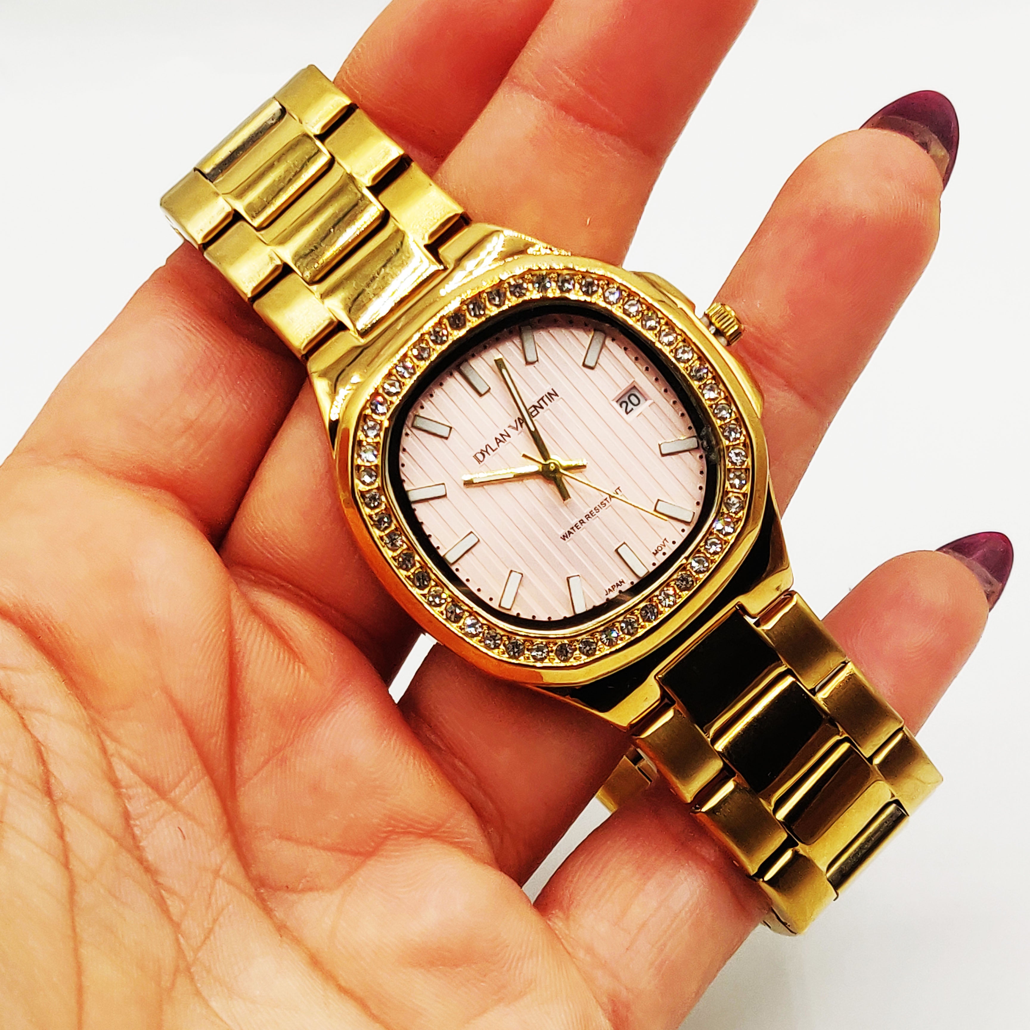 Montre Dylan Valentin DV6541 Fond Rose