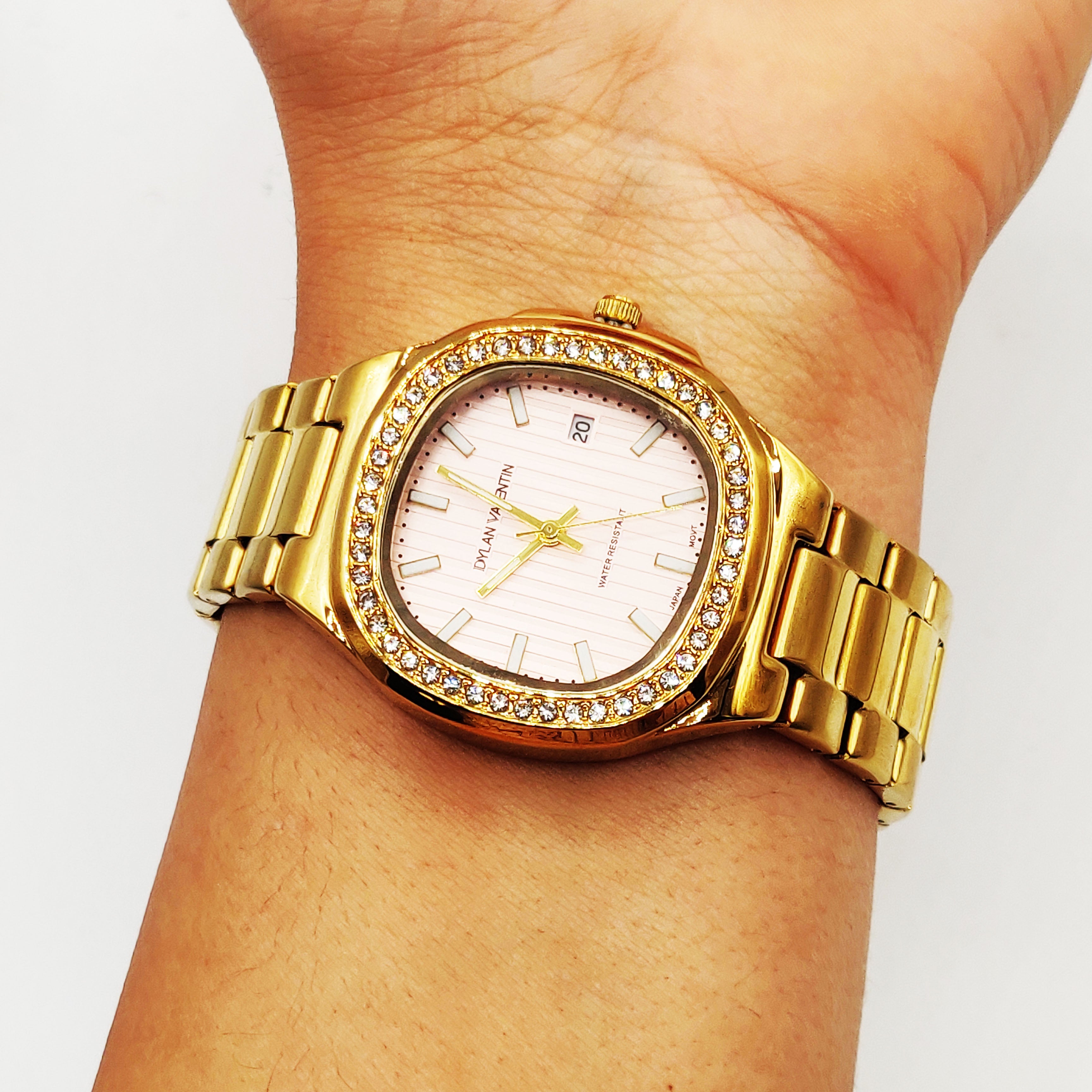 Montre Dylan Valentin DV6541 Fond Rose