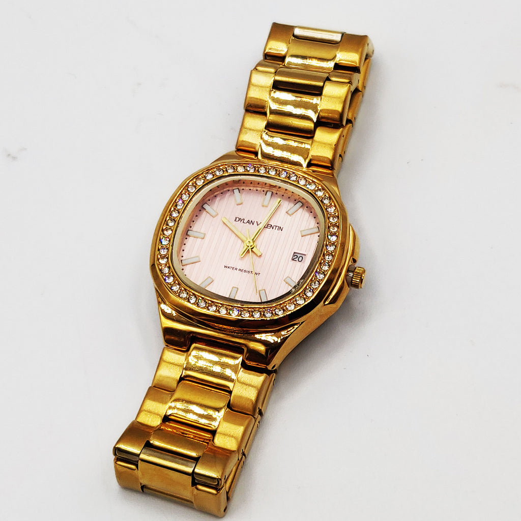 Montre Dylan Valentin DV6541 Fond Rose