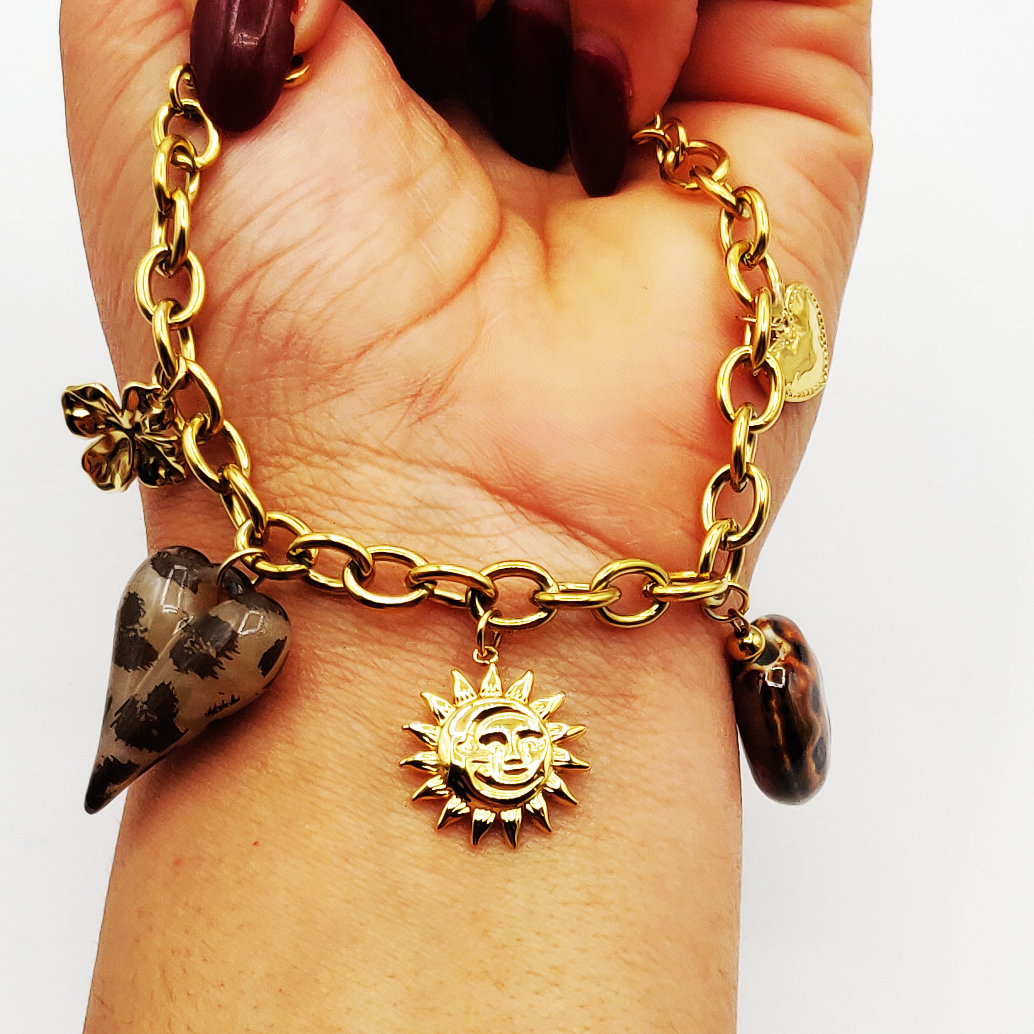 Bracelet Vintage Multi Pendentifs Luxe