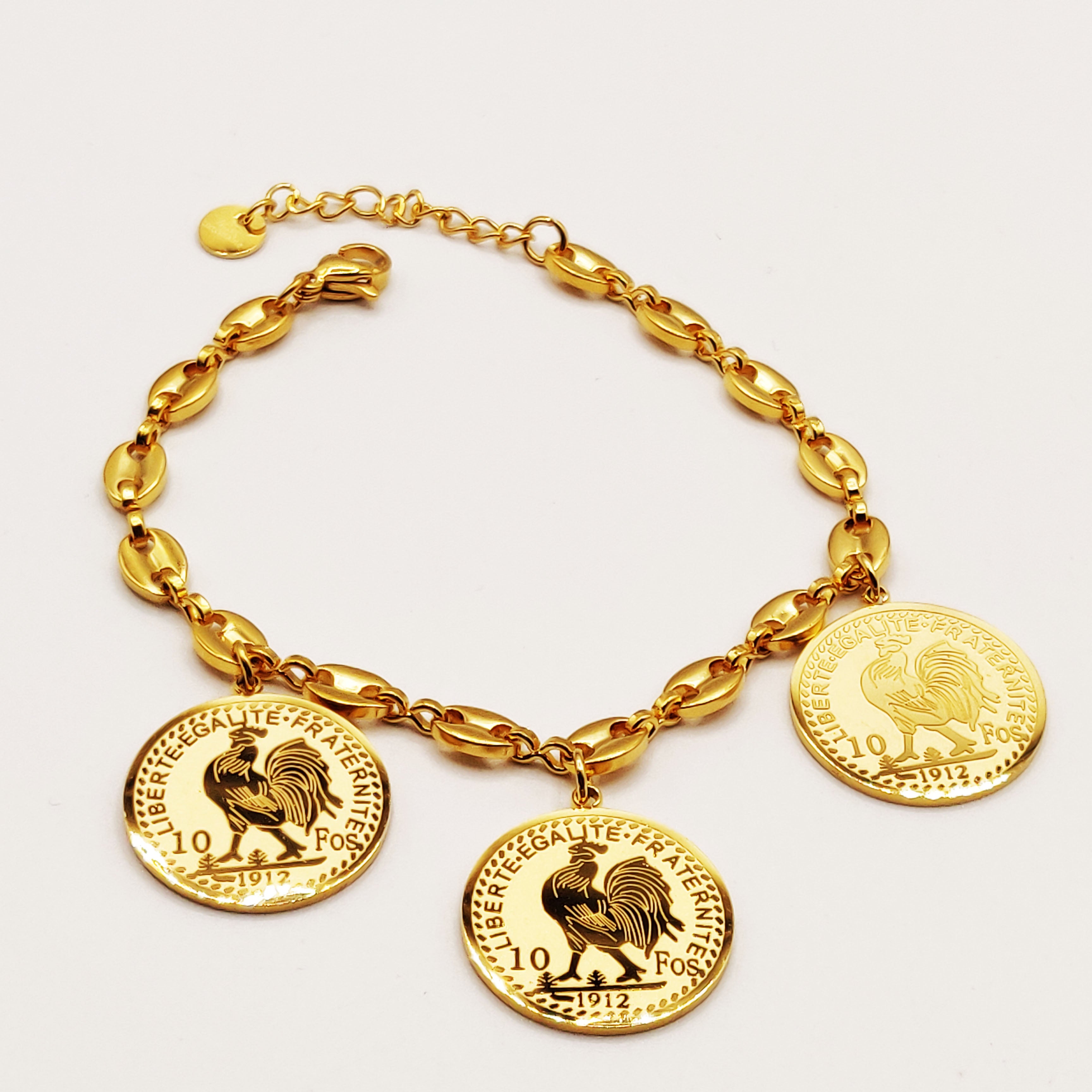 Bracelet Graînes de Café Multi Louise Coq Luxe
