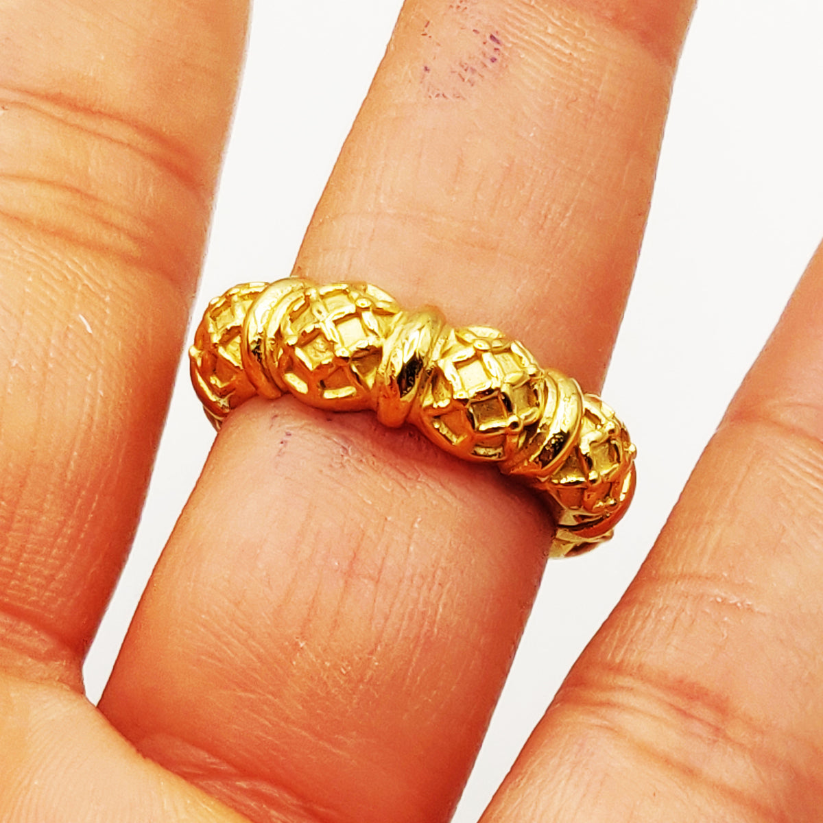 Bague Tour Multi Boules Orientales Luxe