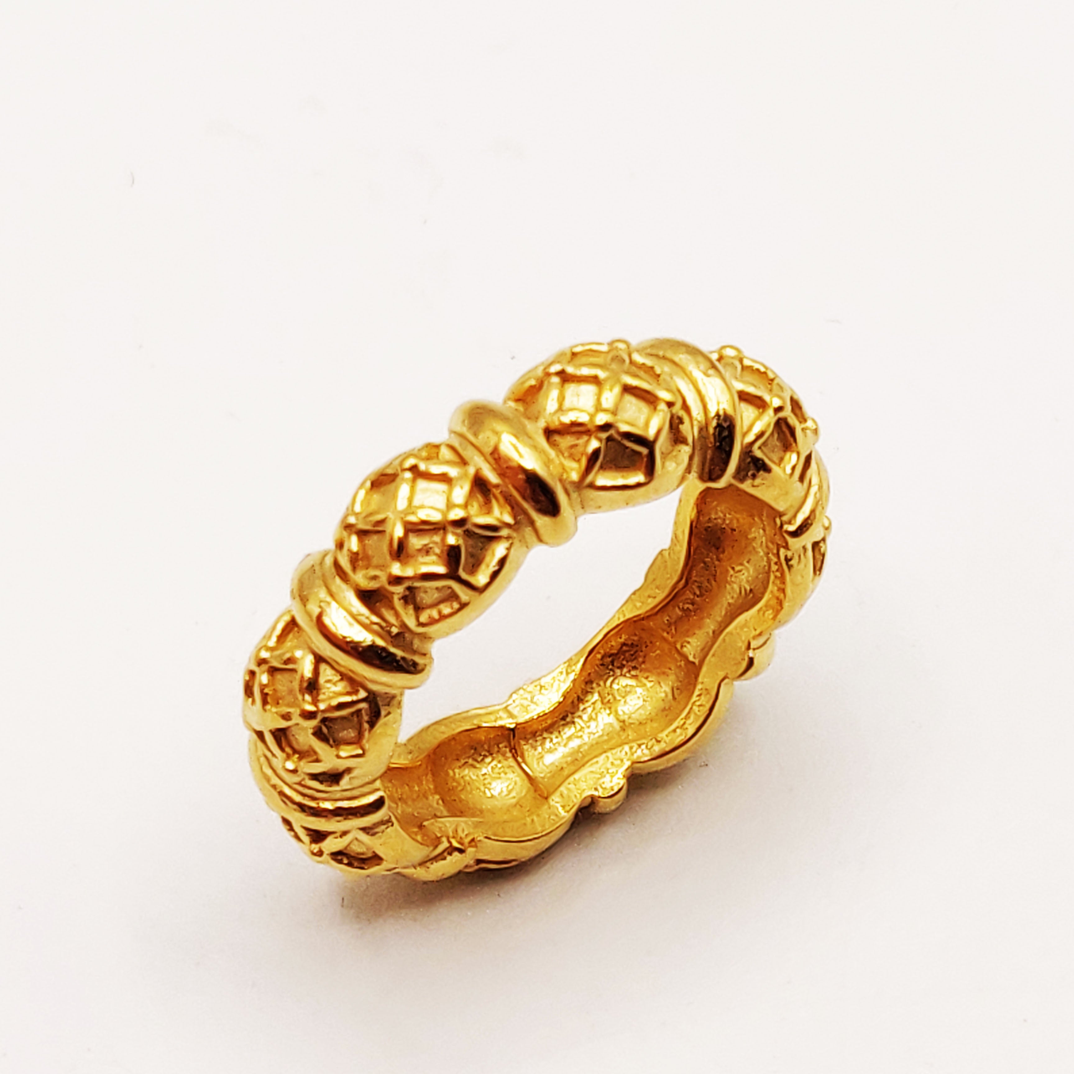 Bague Tour Multi Boules Orientales Luxe