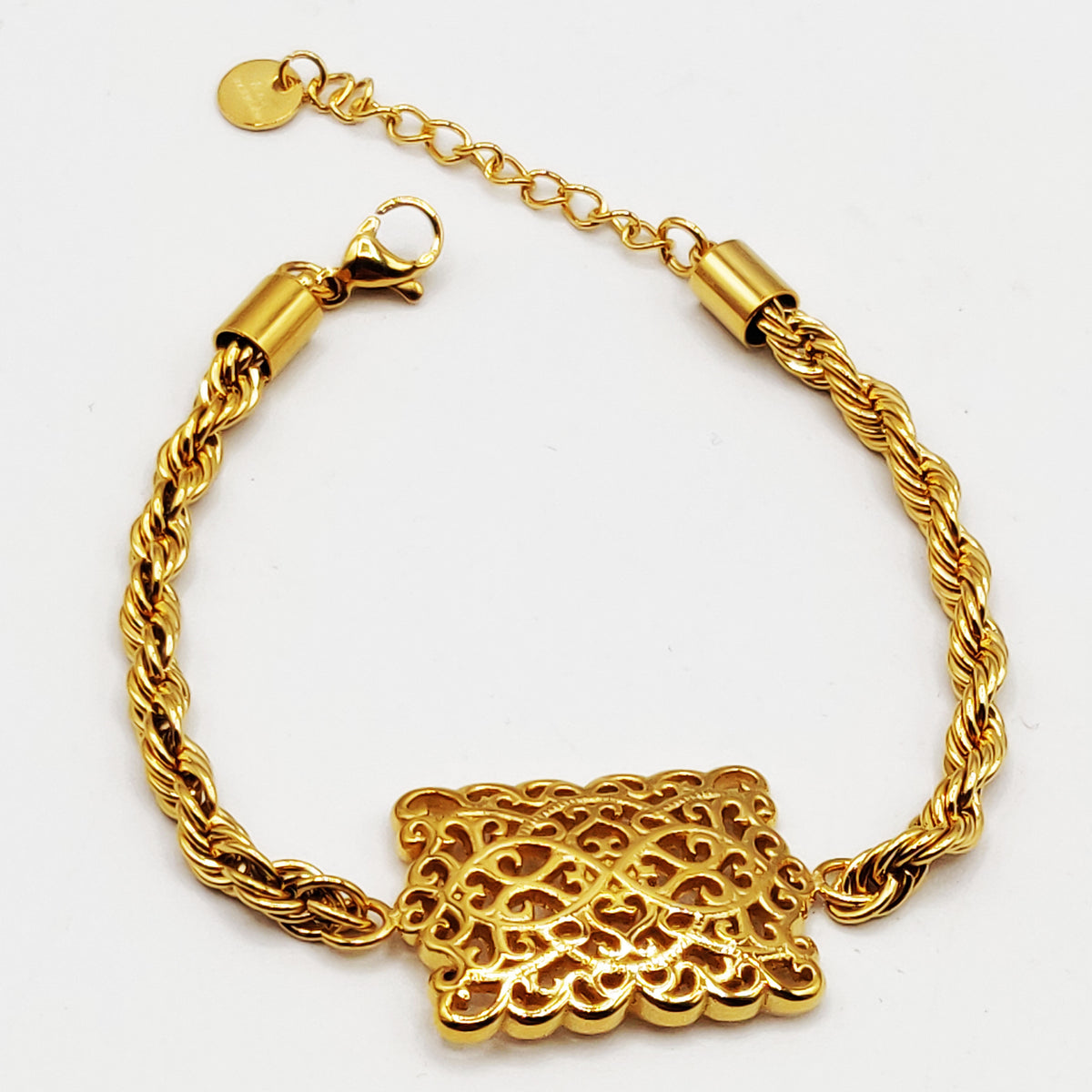 Bracelet Rectangle Motifs Orientaux Luxe