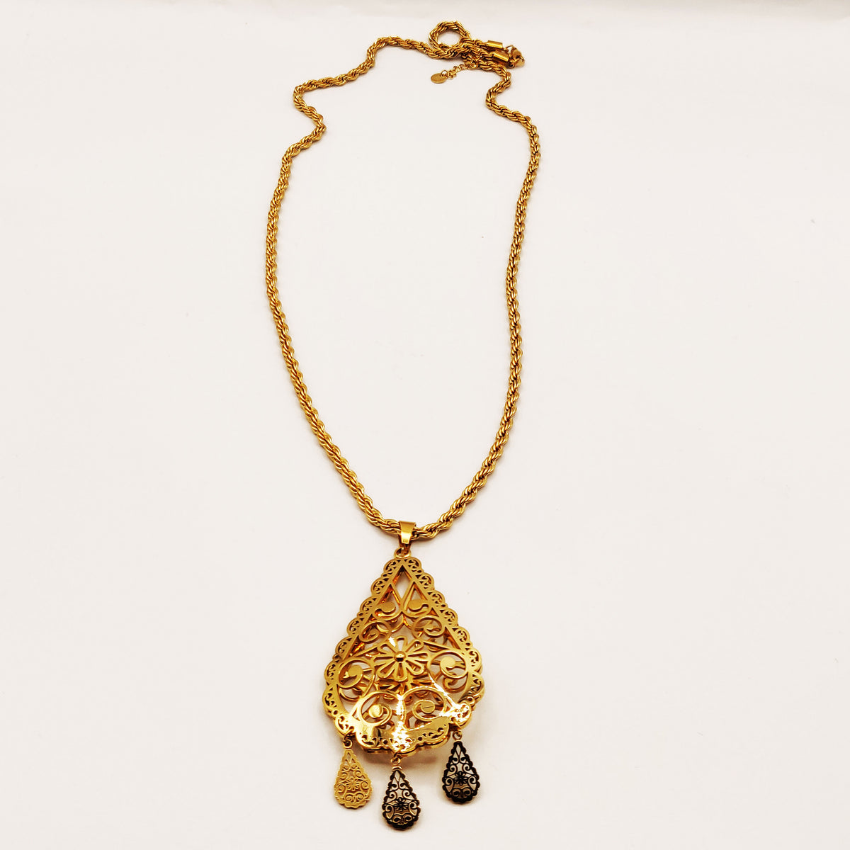 Collier / Sautoir Goutte Orientale Pendentifs Gouttes Luxe