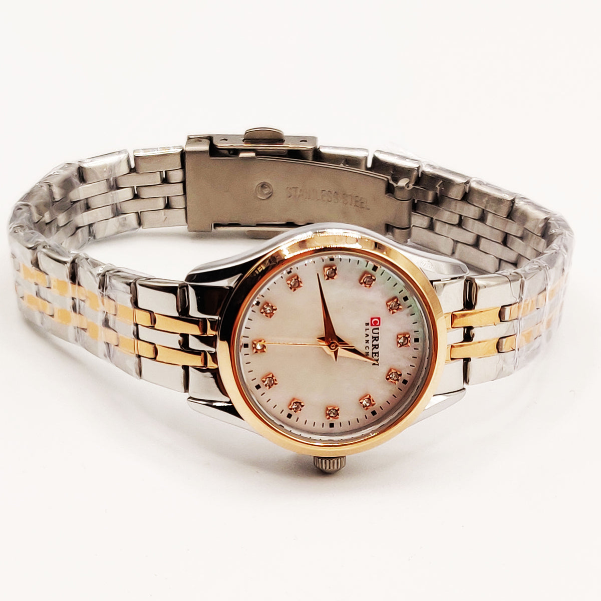 Montre Curren C9111L Fond Blanc Nacré