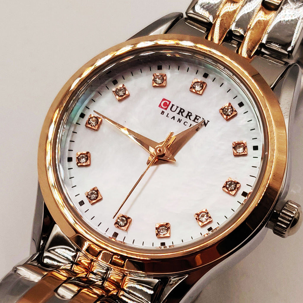 Montre Curren C9111L Fond Blanc Nacré