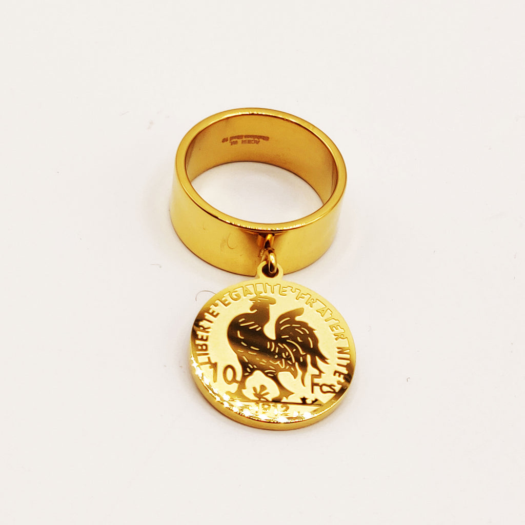 Bague Pendentif Louise Coq