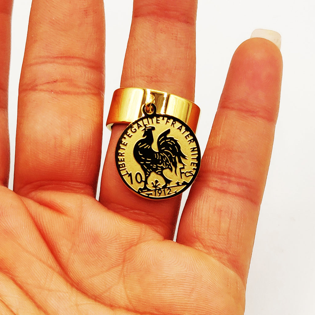 Bague Pendentif Louise Coq