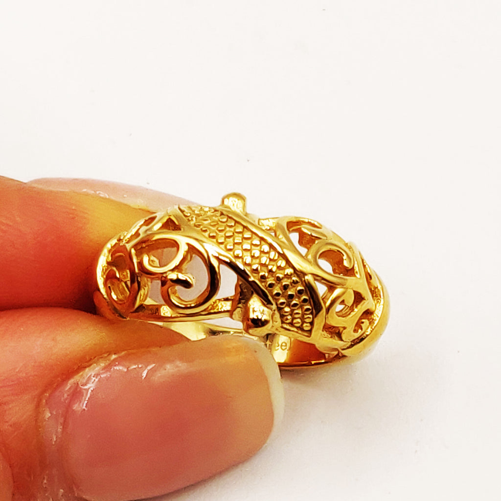 Bague Boules Motifs Orientaux Luxe