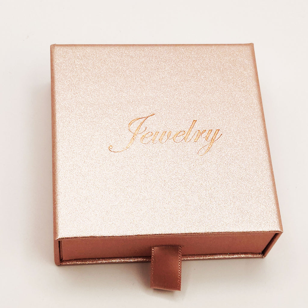 Boite à Bijoux Rose Gold pour Ensembles 4 Pièces Fines