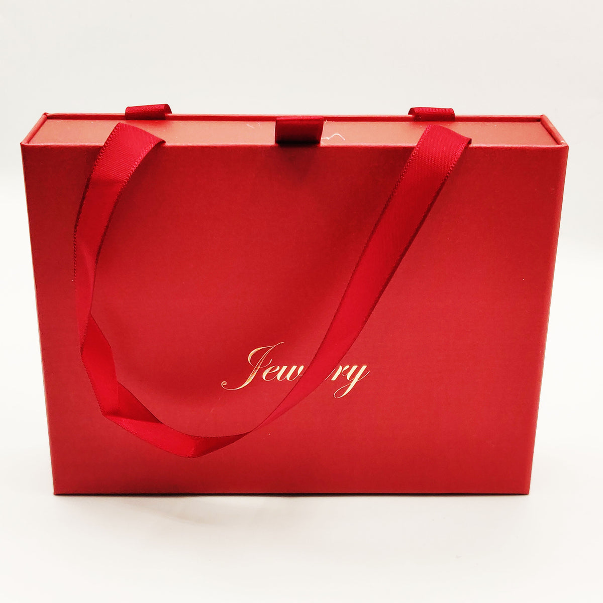 Boite à Bijoux "Sac à Main" Rouge pour Ensembles 4 Pièces Larges