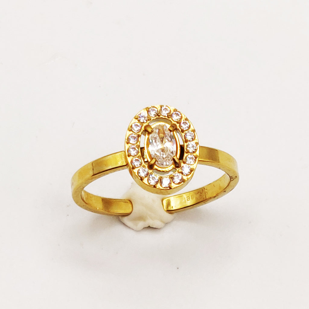Bague Multi Cristaux Ovales Tour Cristaux