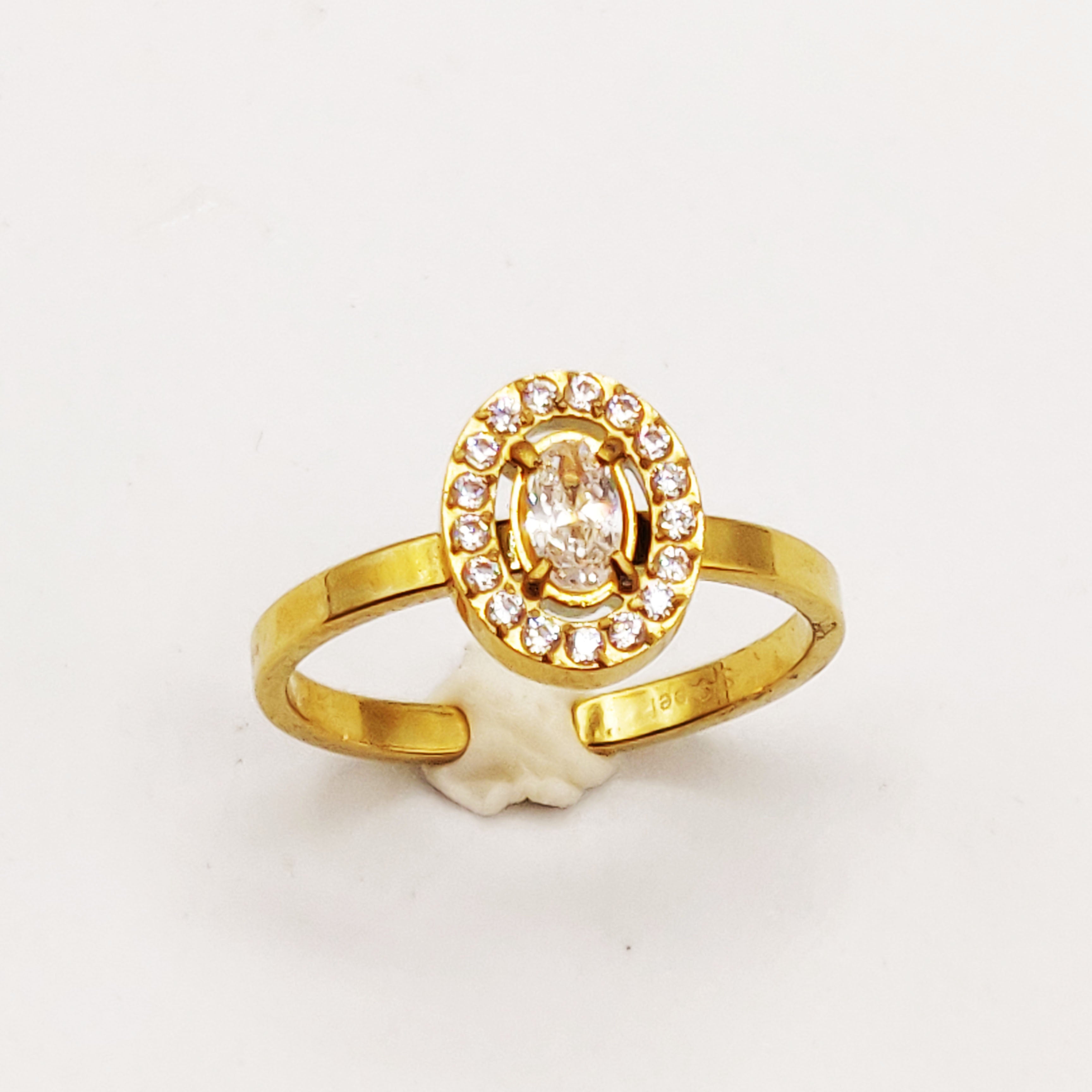 Bague Multi Cristaux Ovales Tour Cristaux