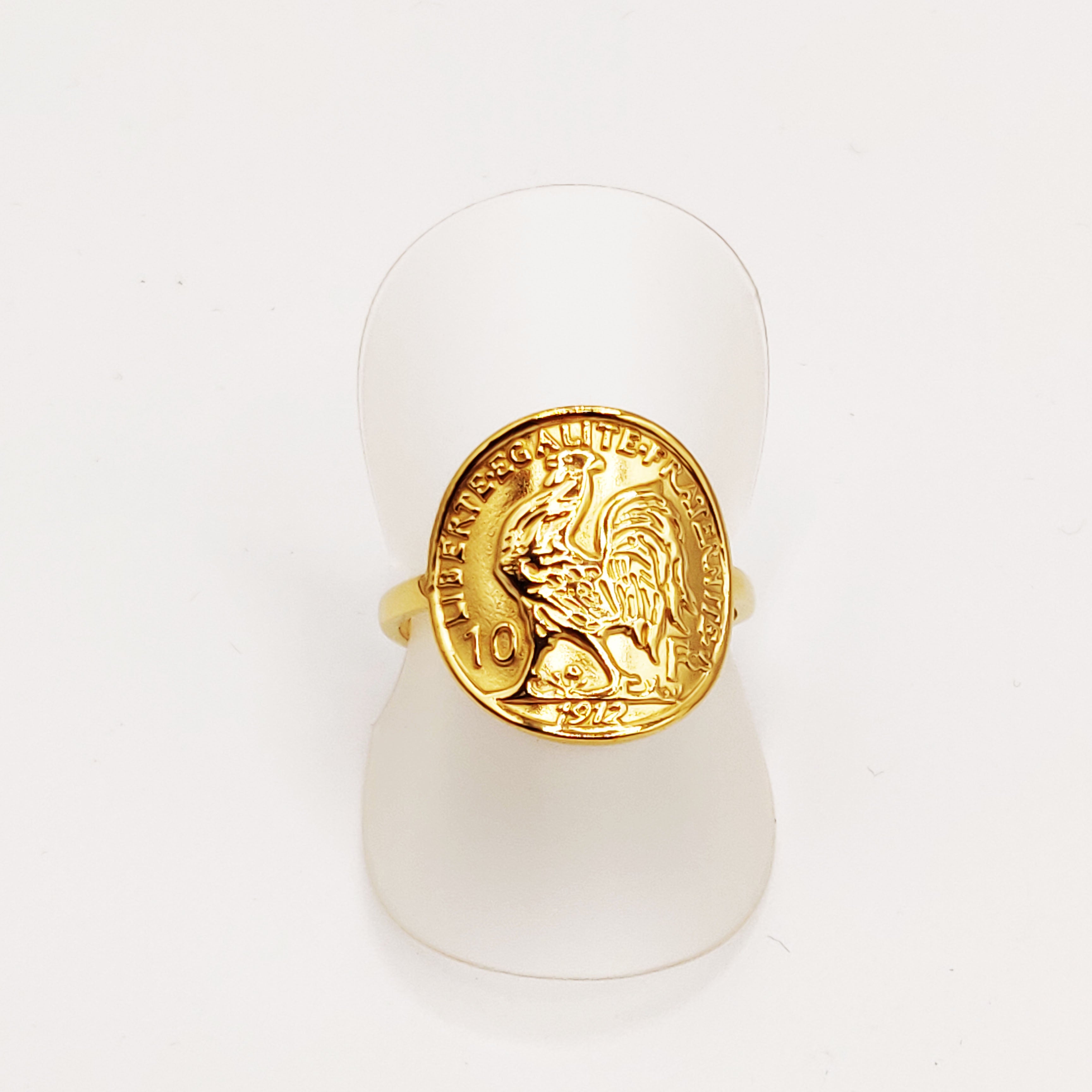 Bague Louise Coq Arrondie Fine Luxe