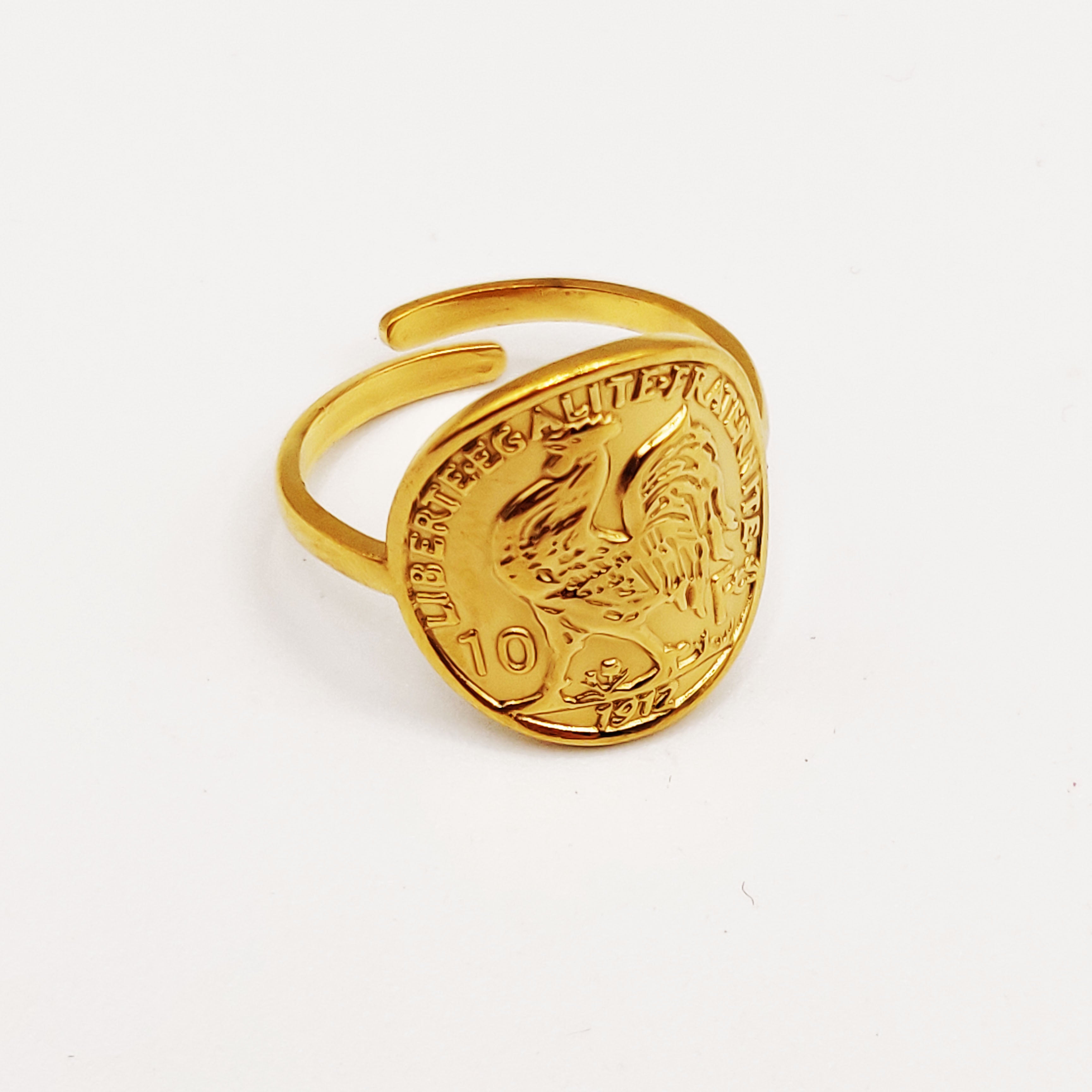 Bague Louise Coq Arrondie Fine Luxe