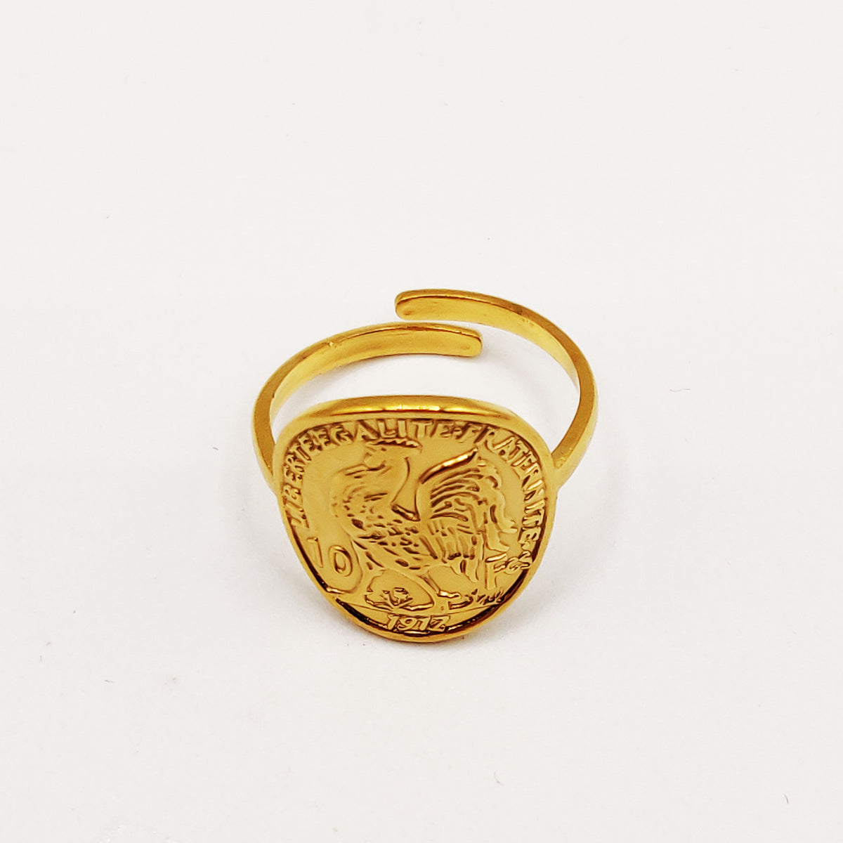 Bague Louise Coq Arrondie Fine Luxe