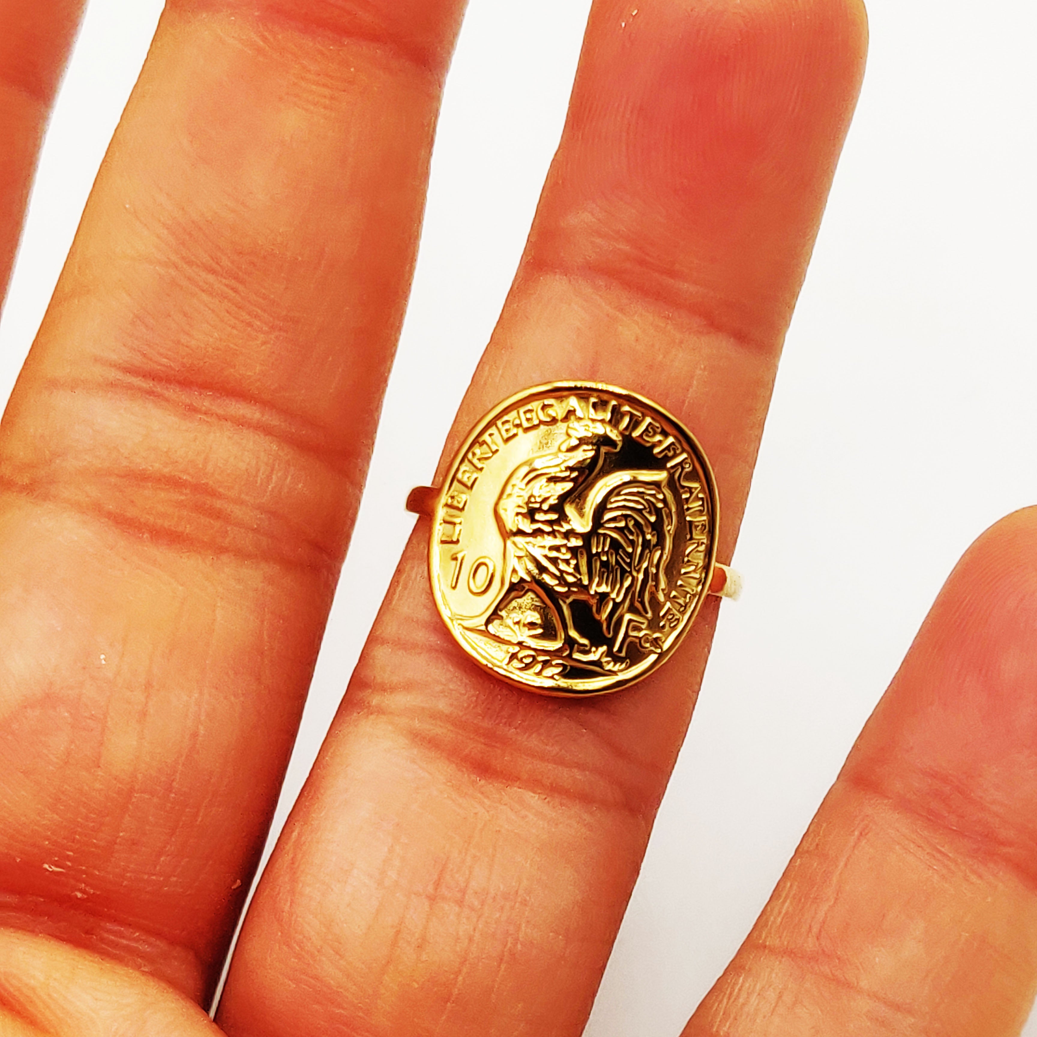 Bague Louise Coq Arrondie Fine Luxe