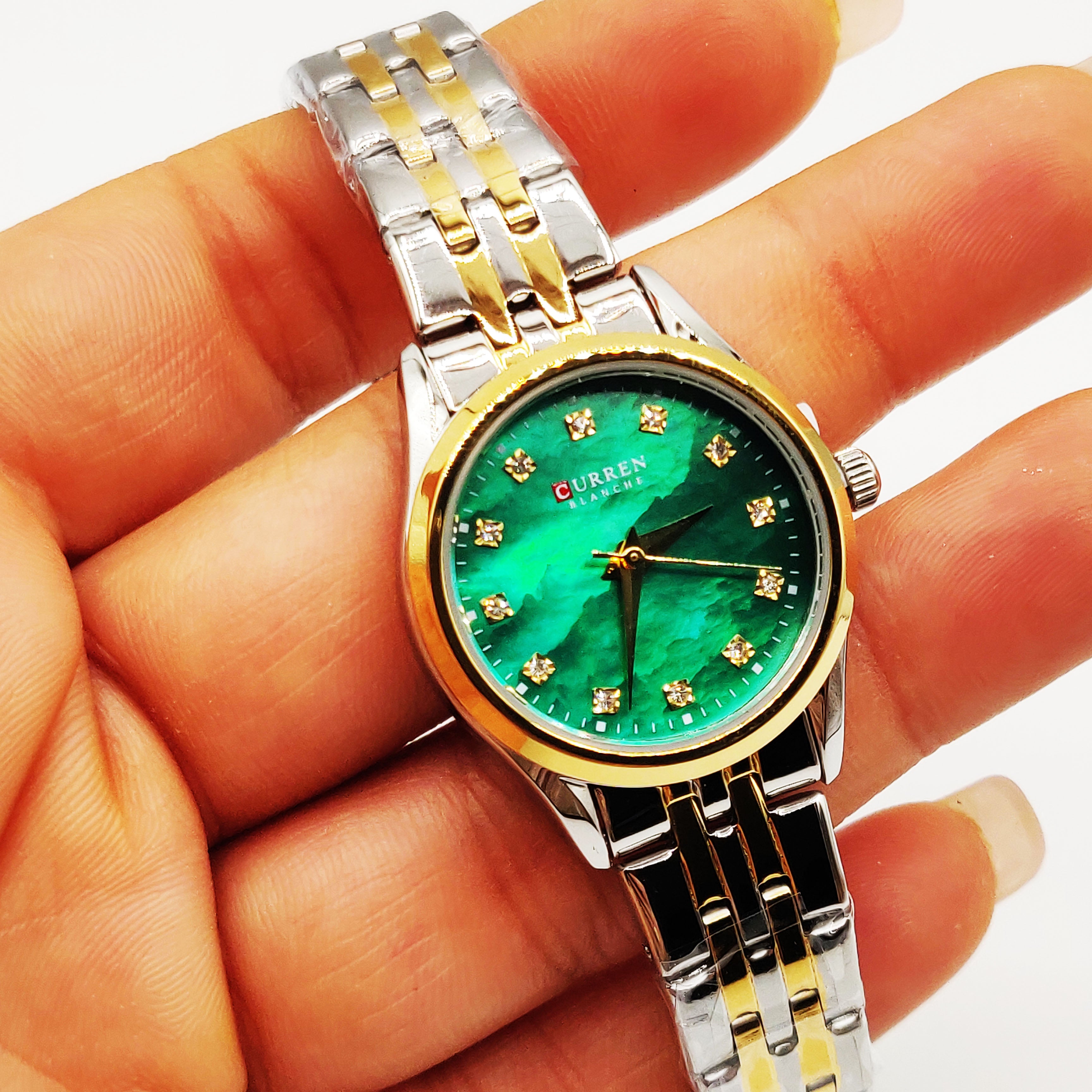 Montre Curren C9111L Fond Vert